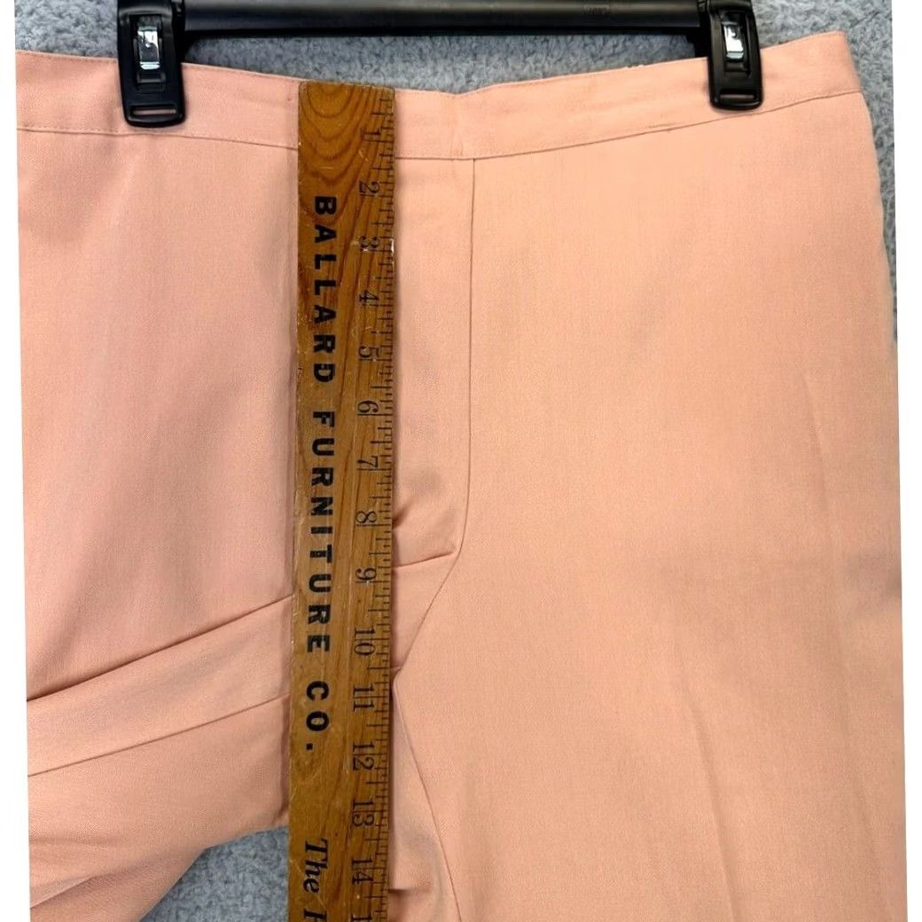 Vintage Alfred Dunner Pants Womens 10 Pink Peach Keen Stretch Straight Leg Pull Ladies NEW Size 32" / US 10 / IT 46 - 7 Thumbnail