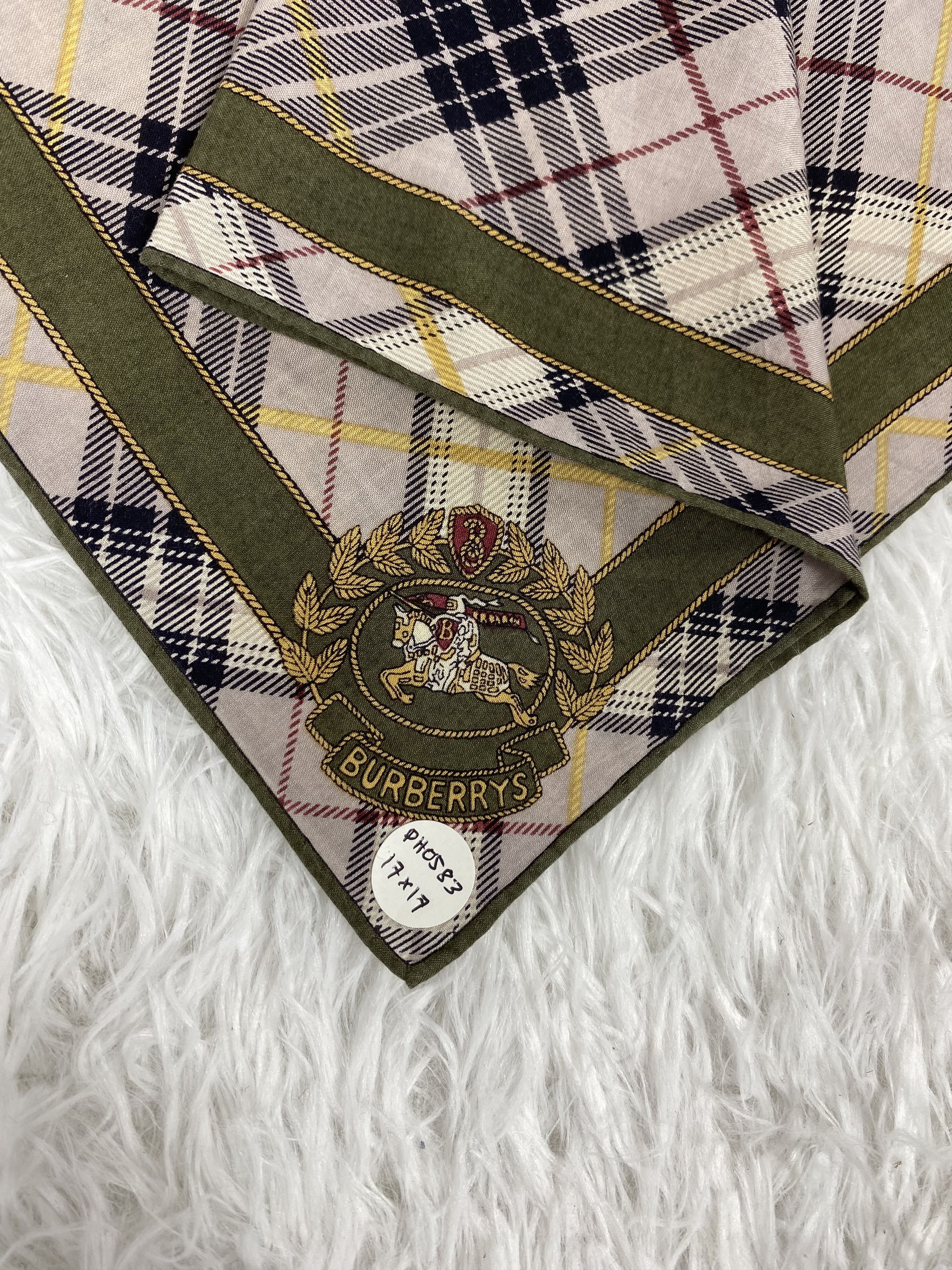Burberry Vintage Burberry Handkerchief Neckerchief PH0583 Size ONE SIZE - 2 Thumbnail