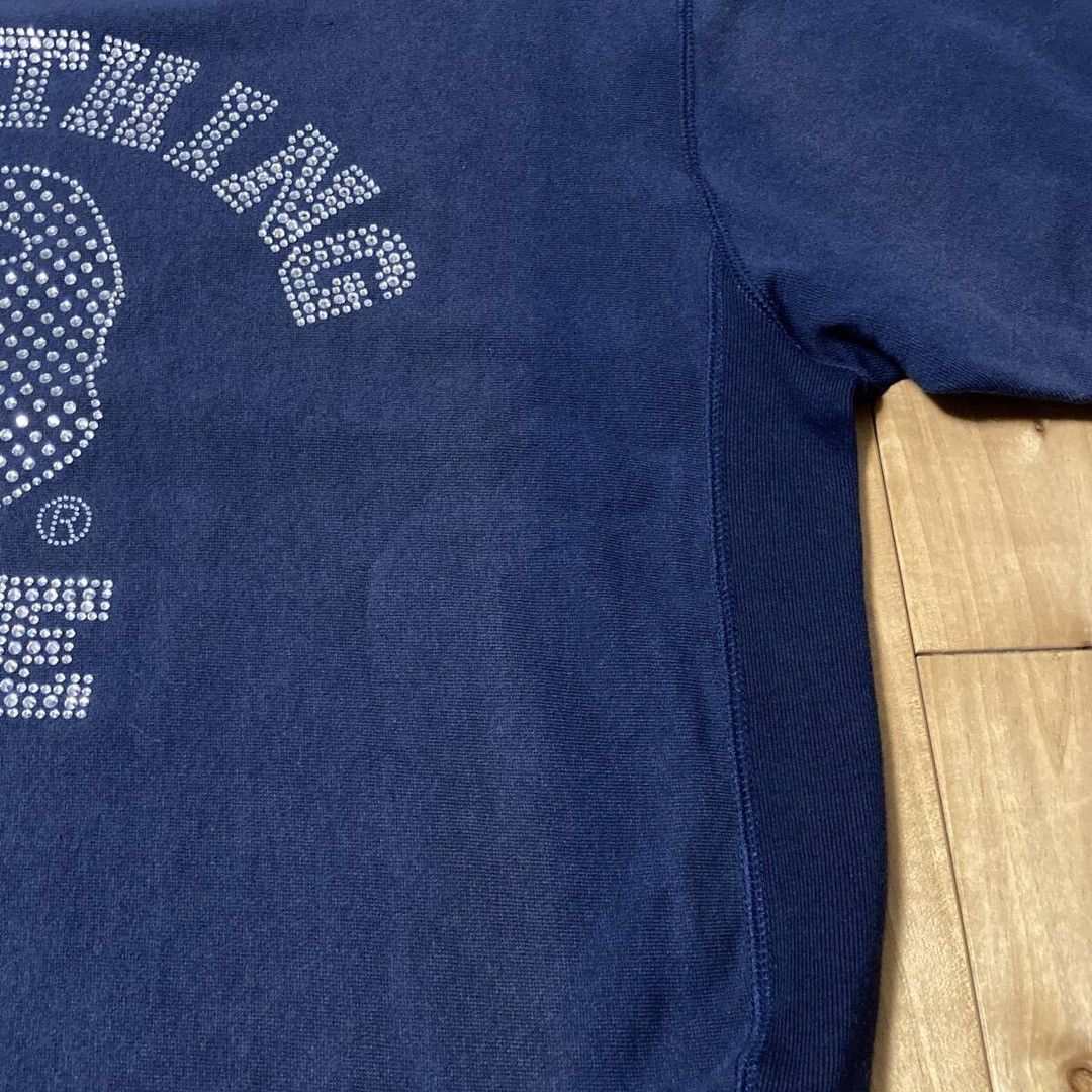 Bape × Nigo × Swarovski BAPE × Swarovski College Logo Sweat shirt APE NIGO Size US M / EU 48-50 / 2 - 7 Thumbnail