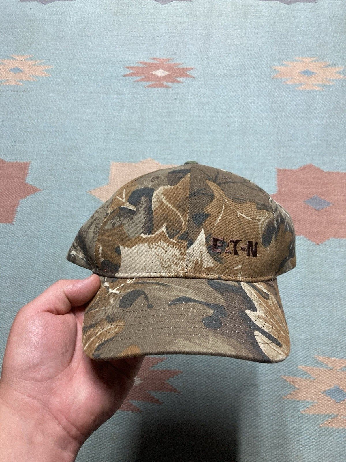 Vintage Vtg strapback hat camo realtree advantage NWOT camouflage Size ONE SIZE - 2 Thumbnail