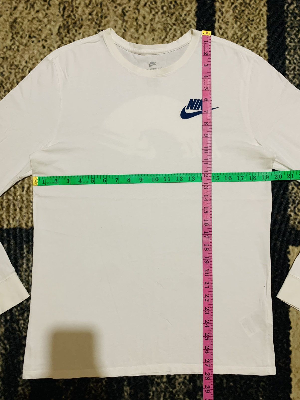 Nike LASTDROP#Nike Rainbow Multi Swoosh LongSleeve Vintage Design Size US M / EU 48-50 / 2 - 5 Thumbnail