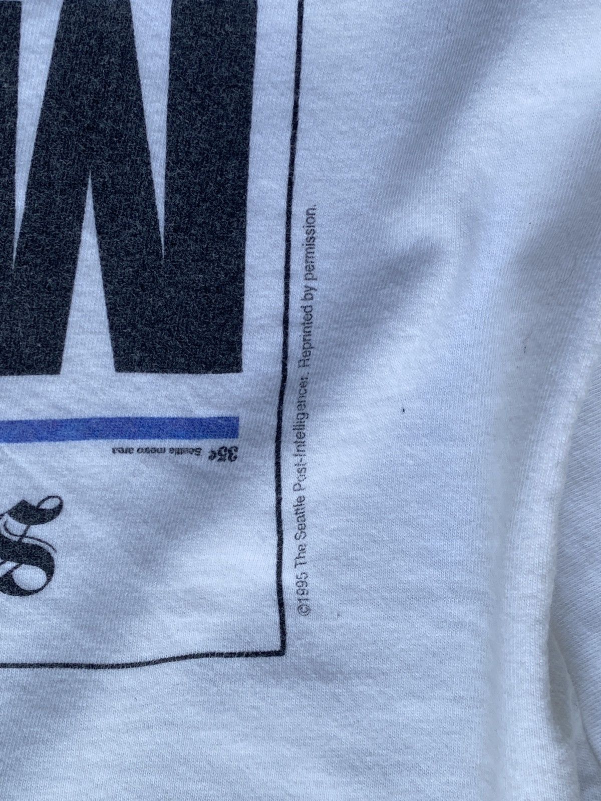 MLB × Salem Sportswear × Vintage Vintage 1995 Seattle Mariner Newspaper Size US XL / EU 56 / 4 - 5 Thumbnail