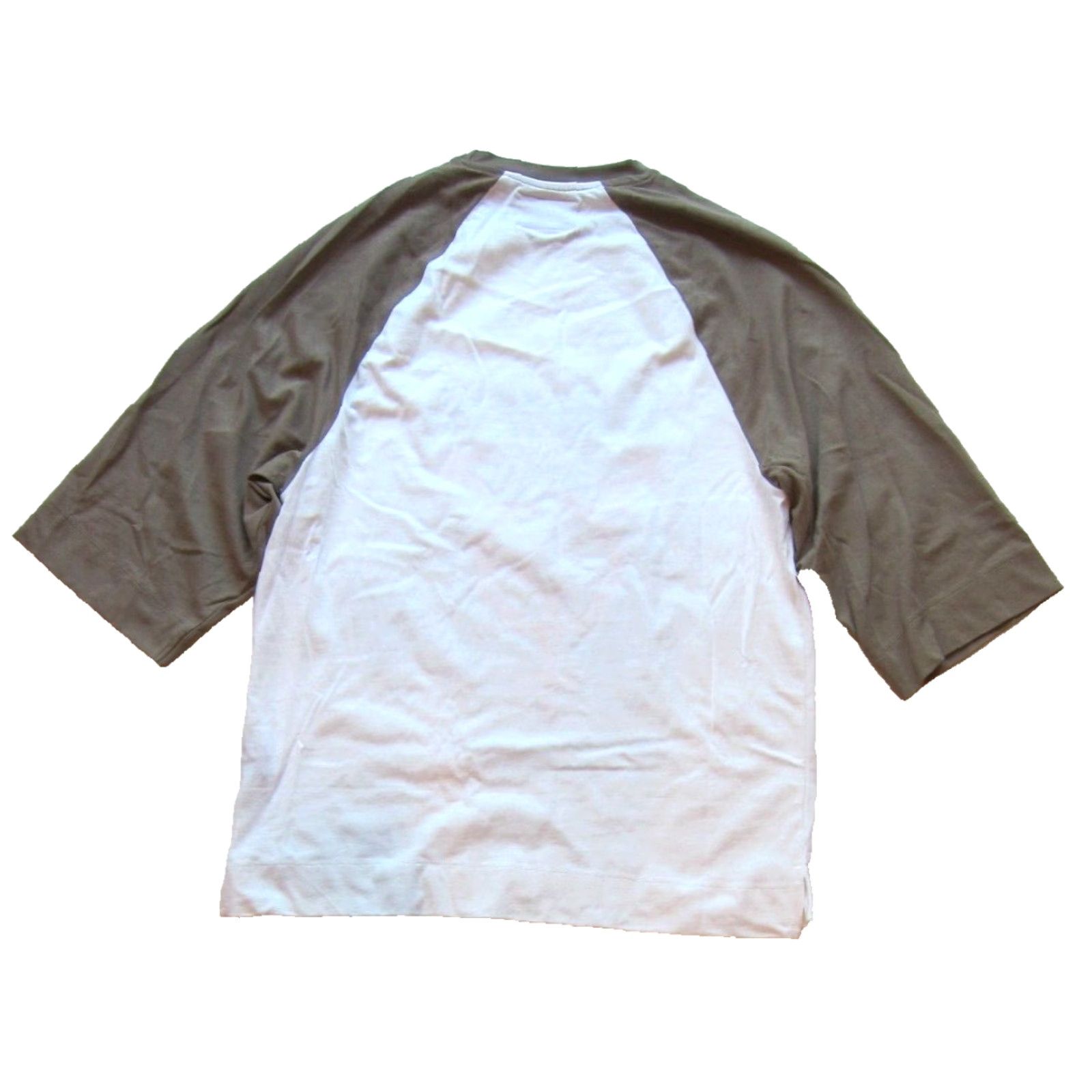 CHNGE CHNGE Women's T-Shirt NWT Oversize Baseball Shirt Don't Owe You! Brown 3/4 Sleeve Floral Cotton Crew Neck Regular S-M Womens Size S / US 4 / IT 40 - 4 Thumbnail
