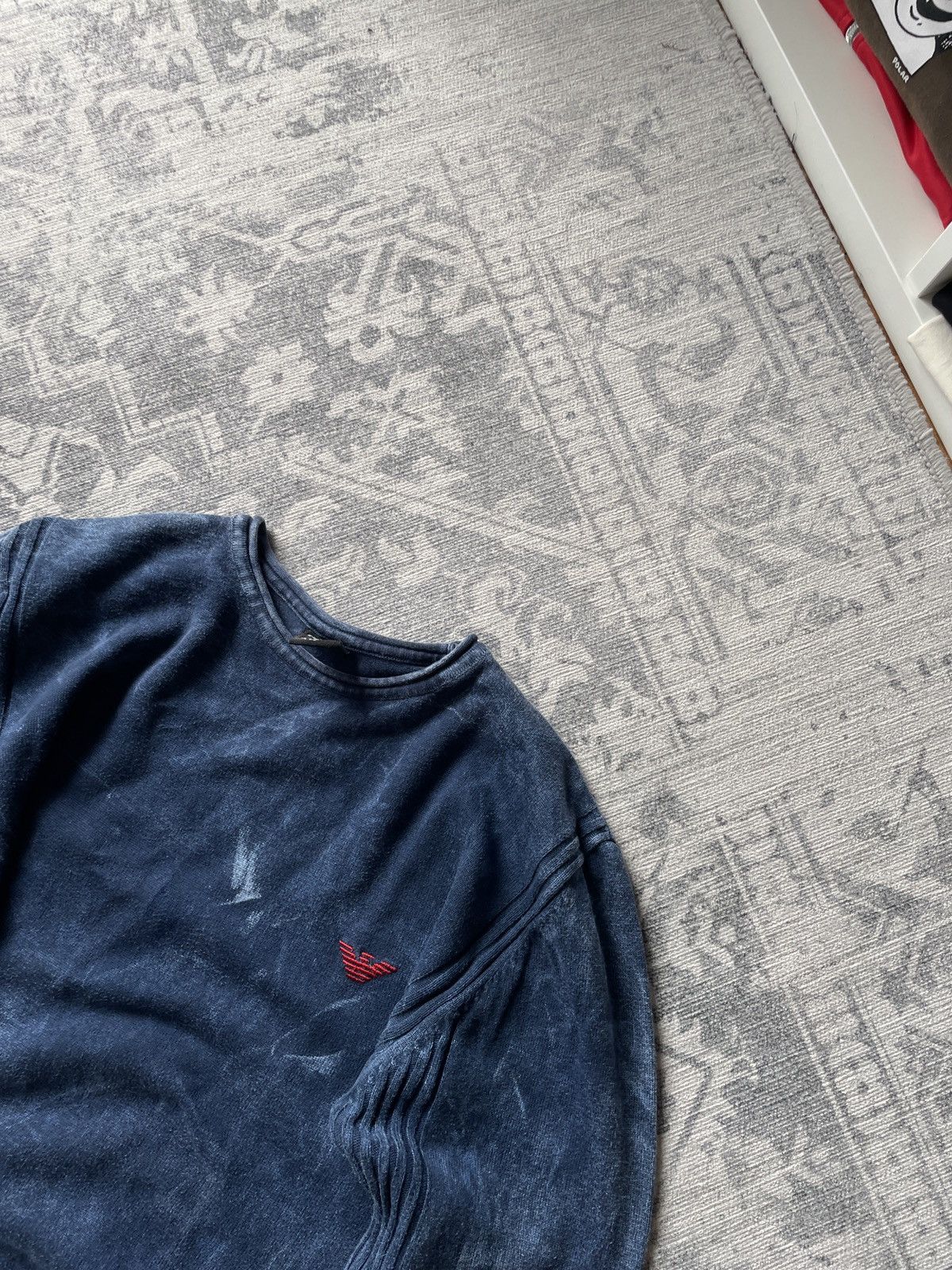 Vintage Vintage Armani Sweater Avant Garde Washed Y2K Slim Japanese Size US M / EU 48-50 / 2 - 9 Thumbnail