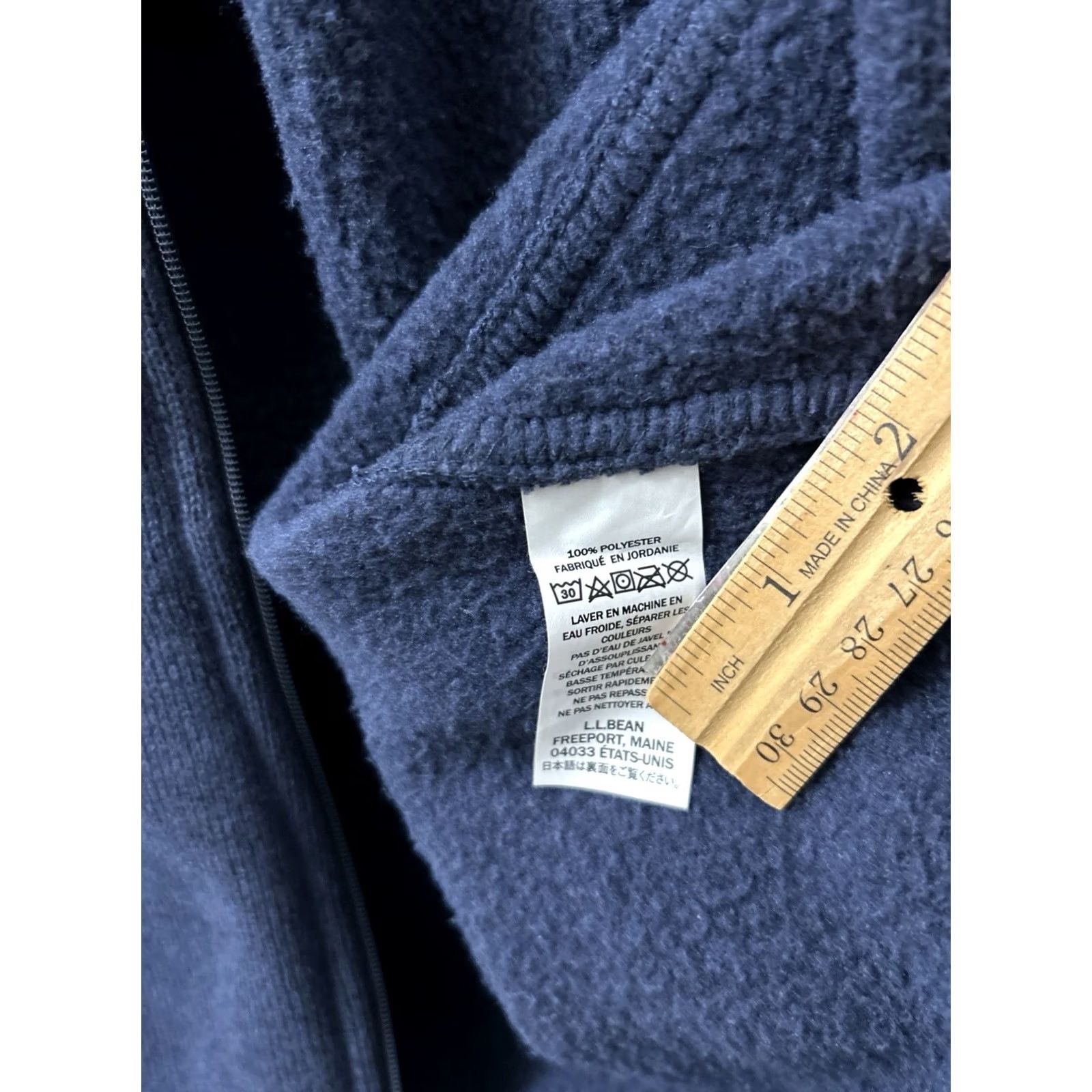 Vintage LL Bean Vest Womens Small Navy Blue Full Zip Pockets Fleece Lightweight Casual Winter Bodywarmer Size S / US 4 / IT 40 - 7 Thumbnail