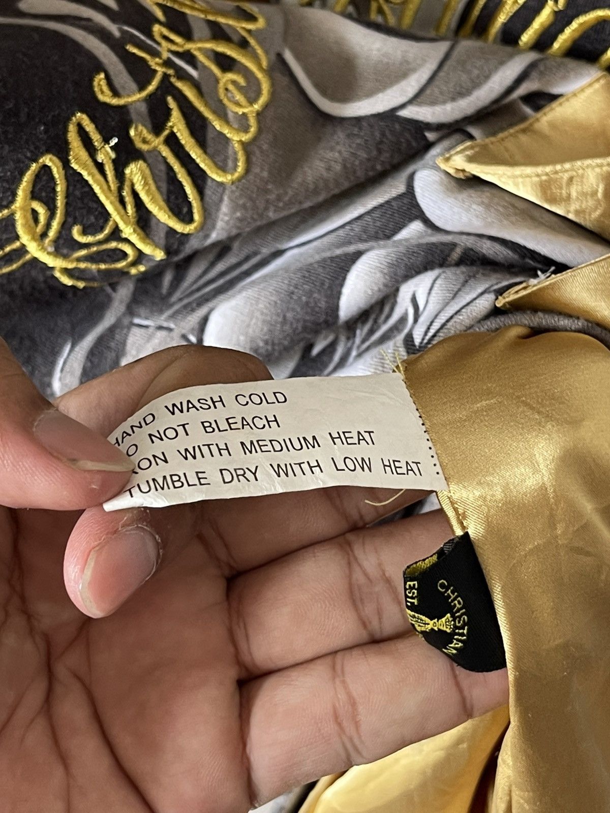 Christian Audigier × Ed Hardy Y2K Christian Audigier Fullprint Skull Zip Hoodie Size S / US 4 / IT 40 - 18 Thumbnail