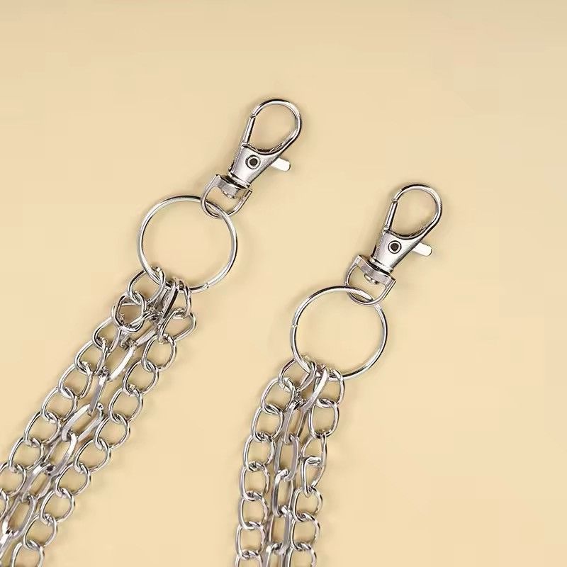 Jewelry Punk Rock Belts Chain Metal Pants Size ONE SIZE - 3 Thumbnail