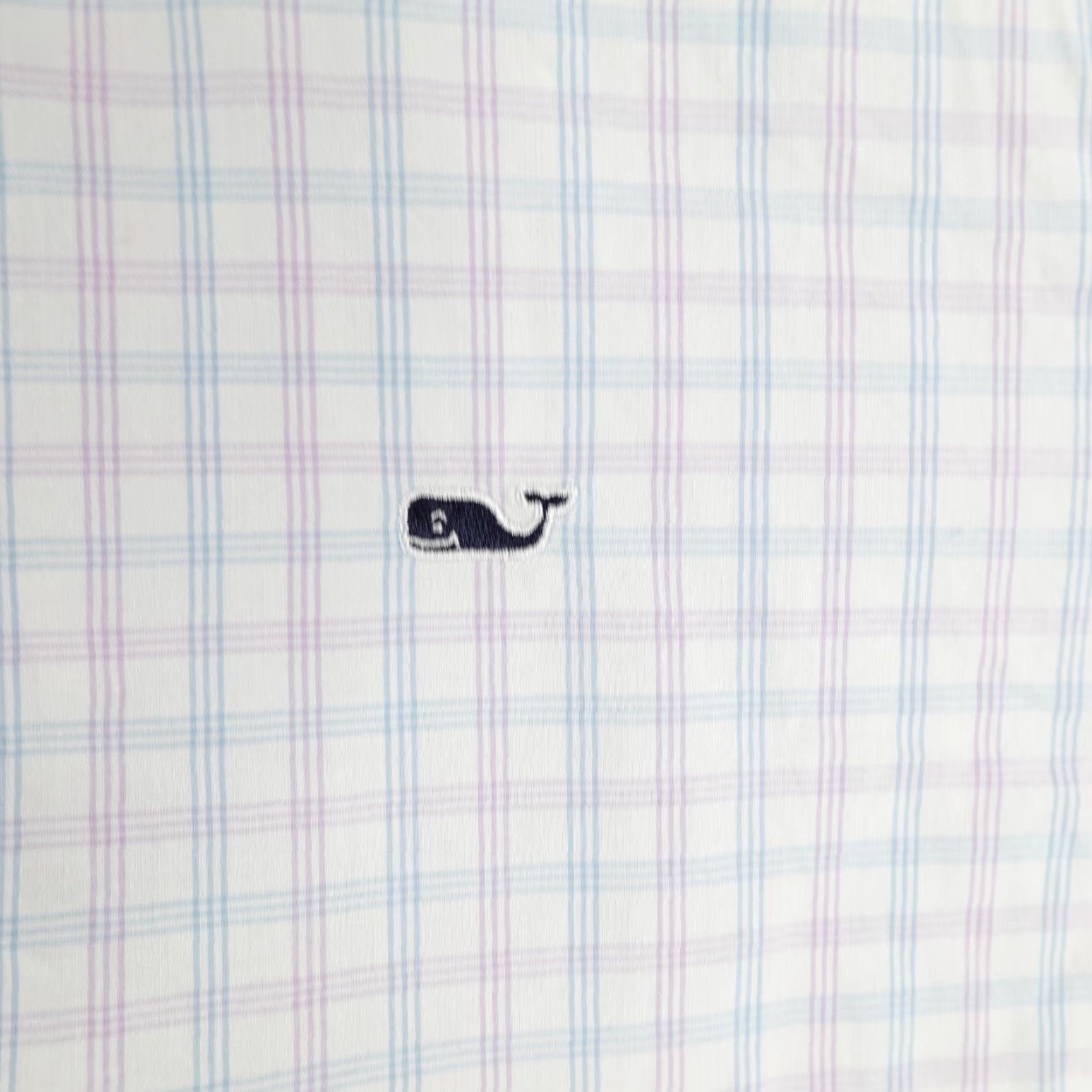 Vineyard Vines Vineyard Vines Shirt Mens XL White Blue Pink Plaid Whale Button Up Country Club Size US XL / EU 56 / 4 - 3 Thumbnail