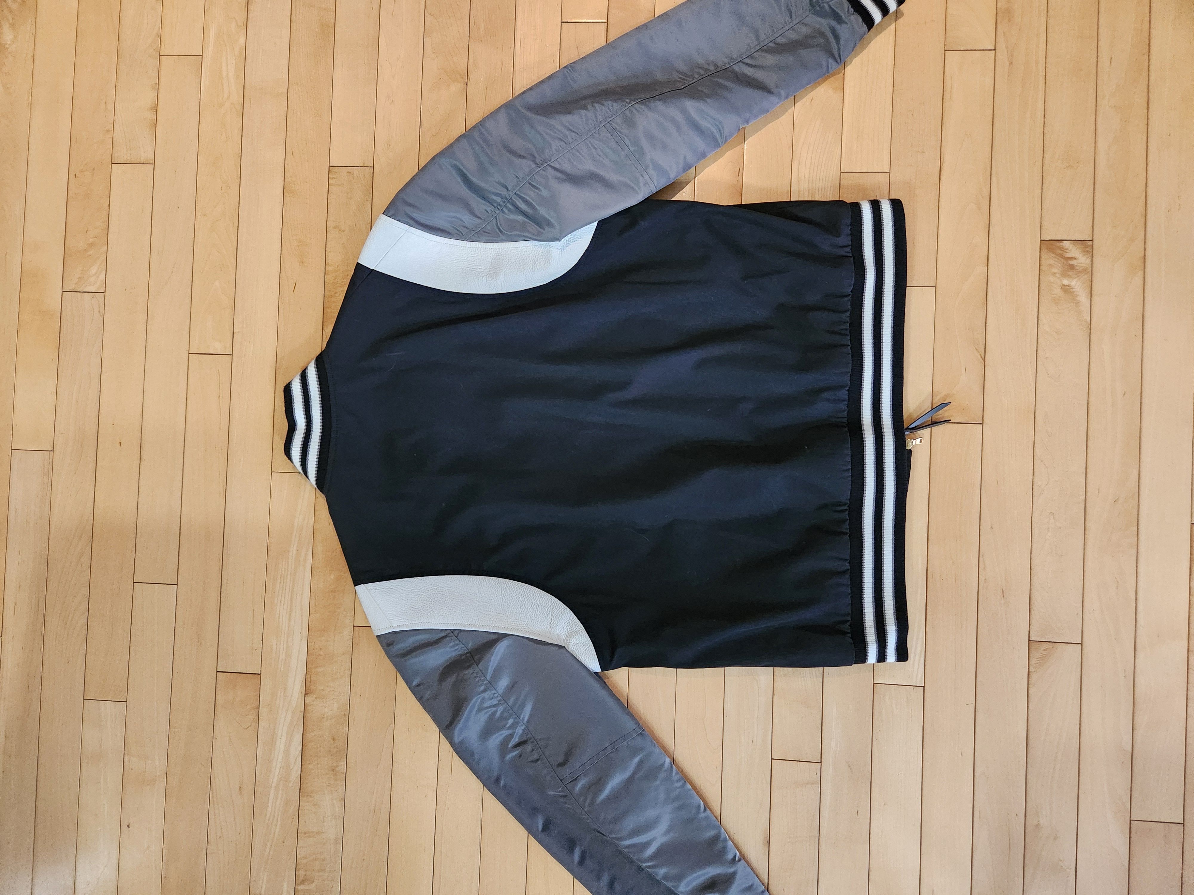 Nanamica Nanamica JAPAN 65/35 Varsity Jacket Black Grey White Leather Size US L / EU 52-54 / 3 - 12 Thumbnail