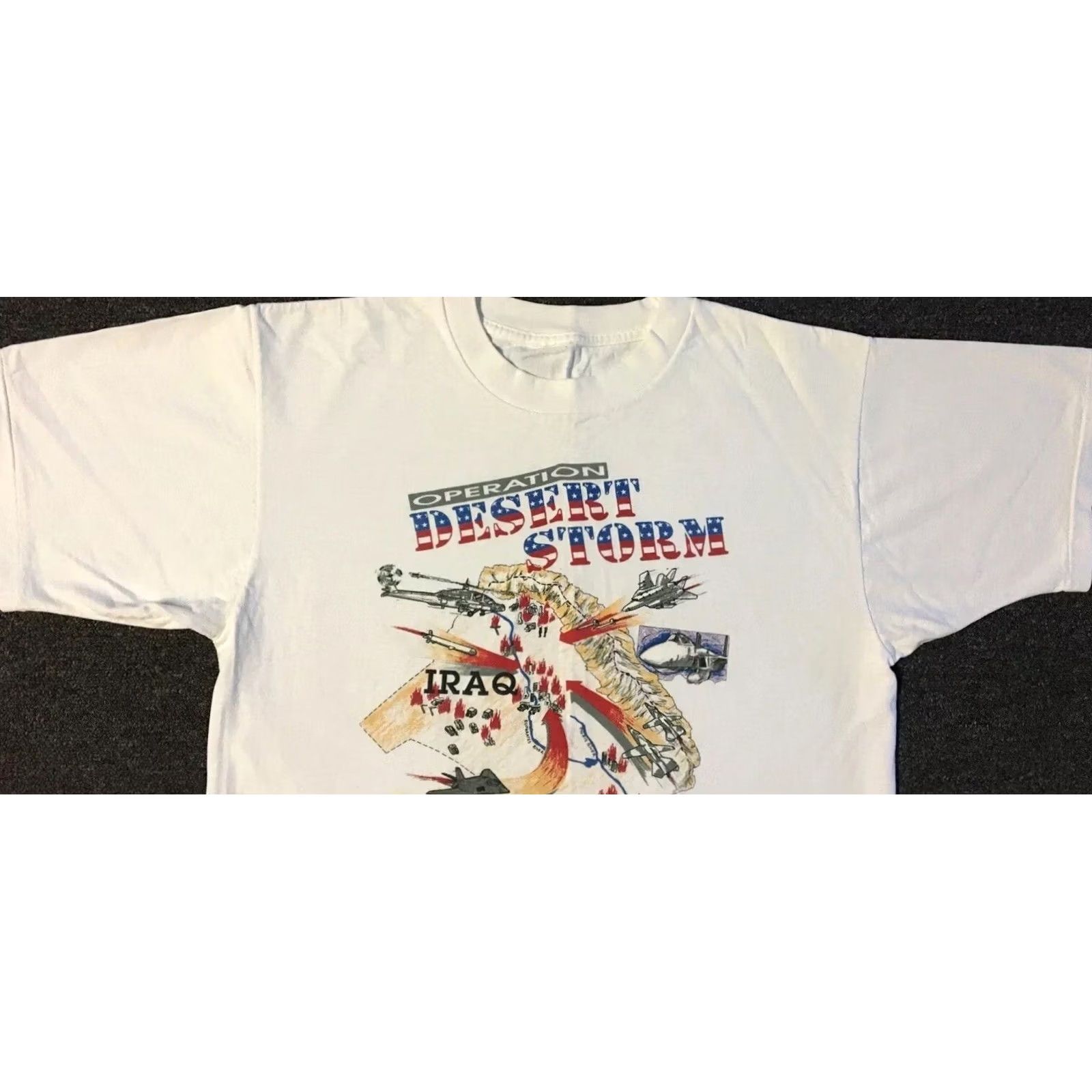 Vintage VINTAGE Desert Storm Dont Mess With USA Shirt M War Military Funny Grunge 90s Mens Size US M / EU 48-50 / 2 - 7 Thumbnail