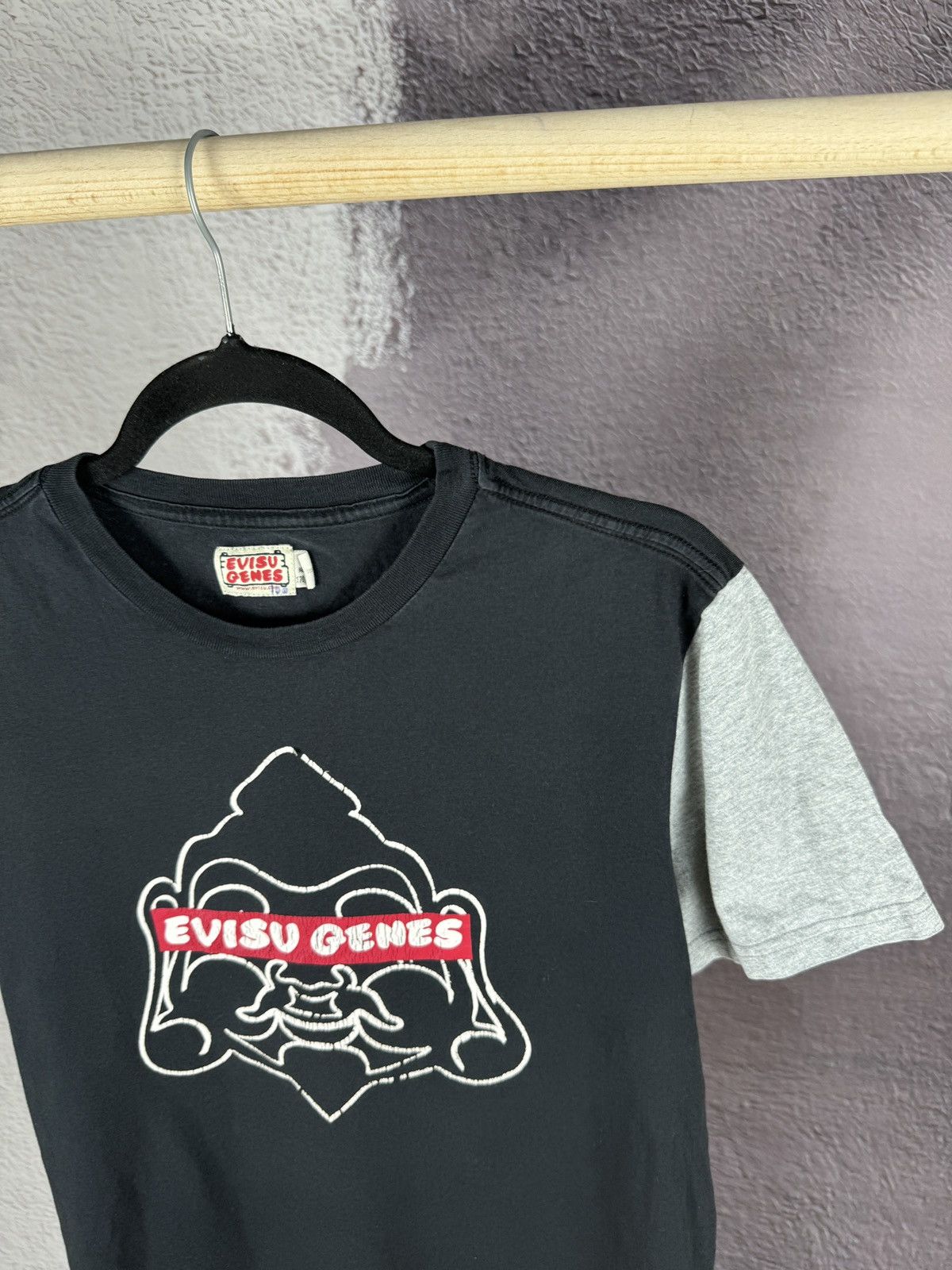 Evisu Evisu Genes Buddha Tshirt Mens Size Medium Black Red Japan Size US M / EU 48-50 / 2 - 3 Thumbnail