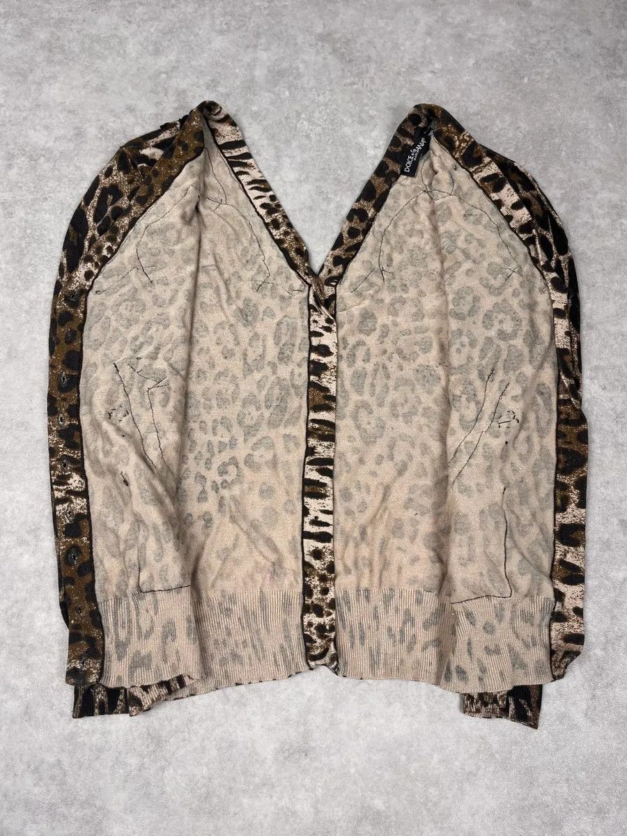 Dolce & Gabbana 2010s Dolce & Gabbana Leopard Print Cardigan Size S / US 4 / IT 40 - 8 Thumbnail
