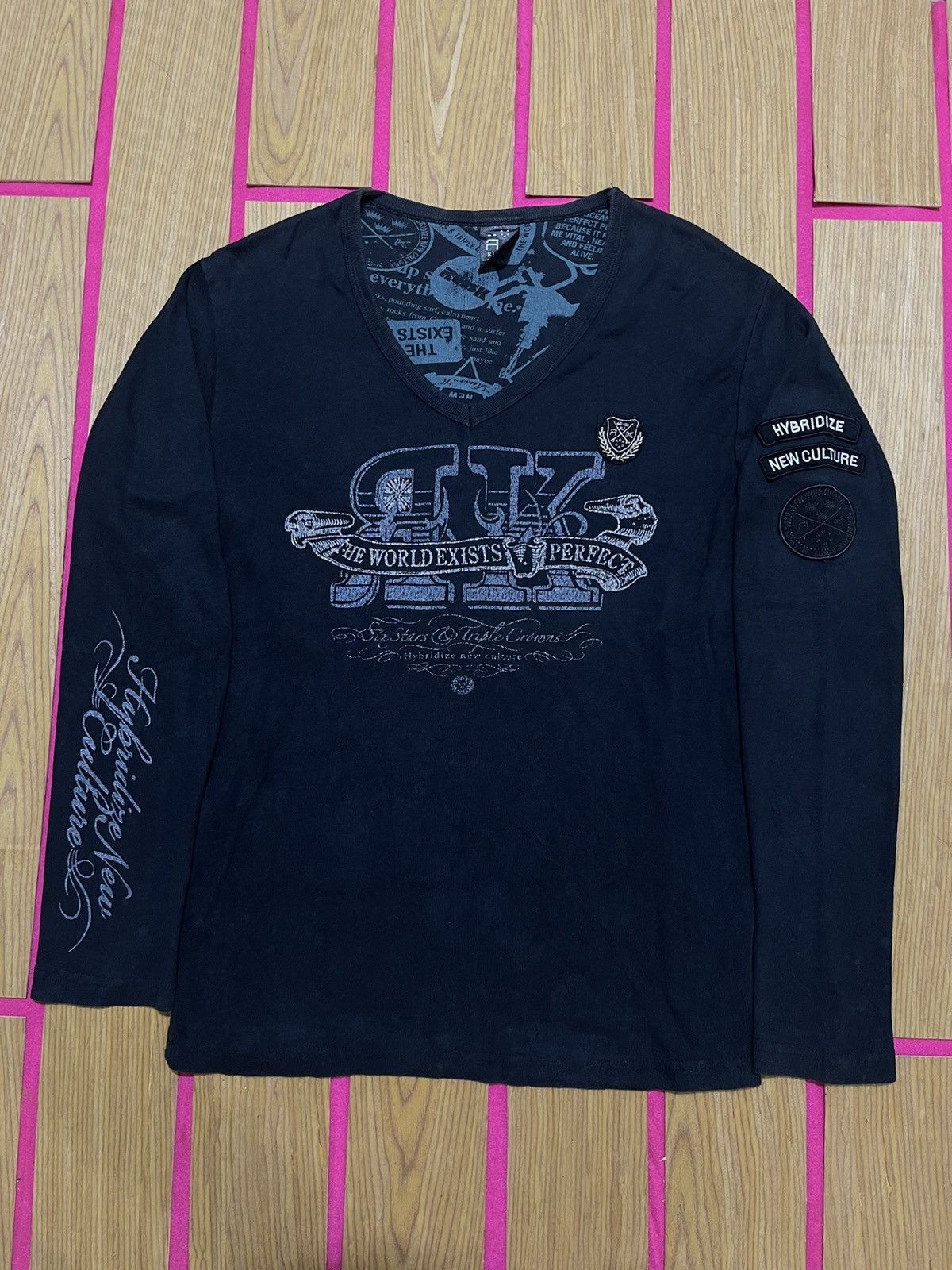 If Six Was Nine Y2K RUSS•K long sleeve tshirt Size US M / EU 48-50 / 2 - 1 Thumbnail