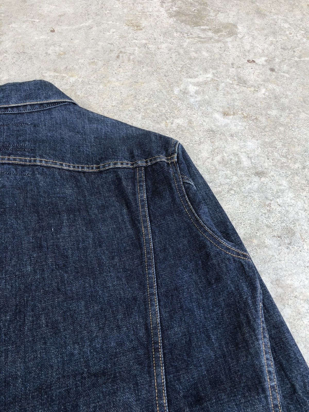 Helmut Lang Helmut Lang Denim Jacket Classic Denim Distressed Size US L / EU 52-54 / 3 - 16 Thumbnail