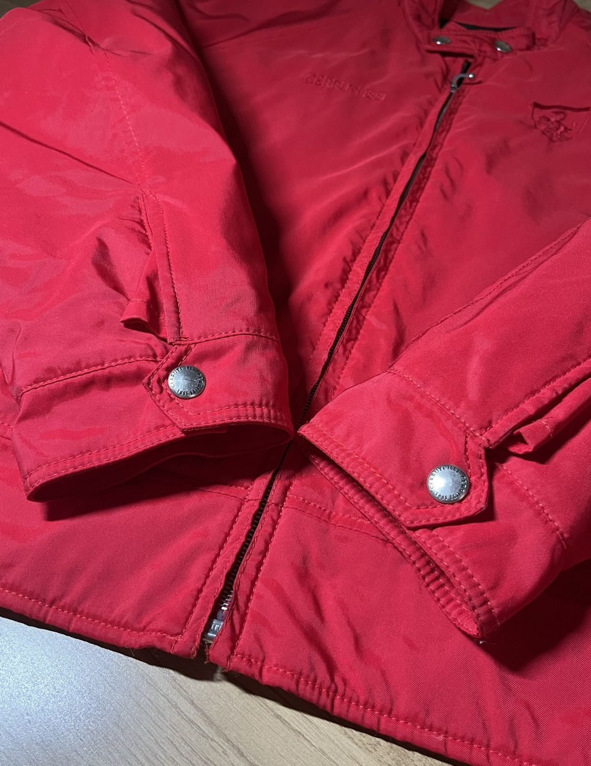 Ferrari Rare Vintage Ferrari x Cerutti 1881 Nylon Bomber Jacket 90s Size US L / EU 52-54 / 3 - 3 Thumbnail