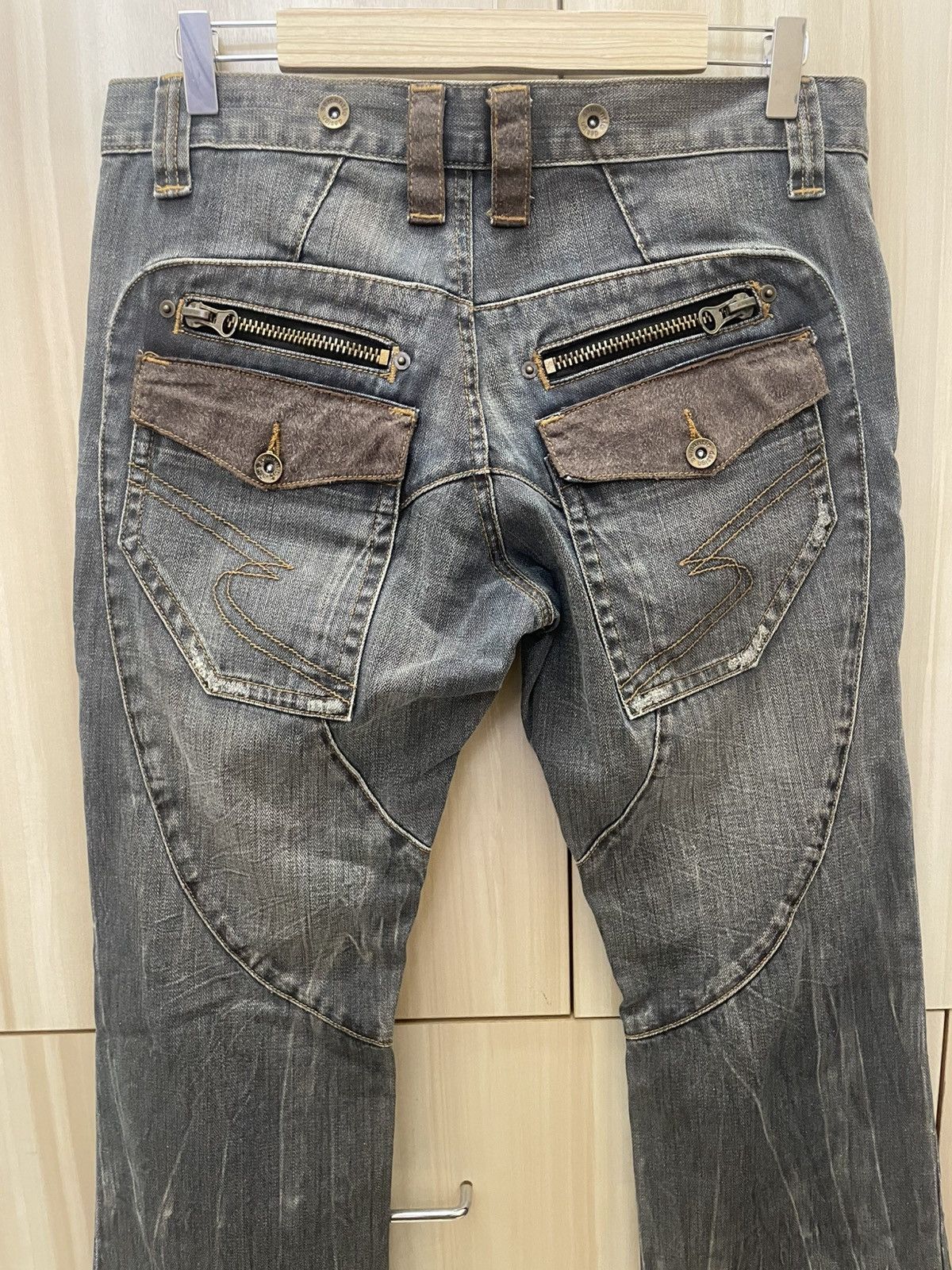 semanticdesign Japanese Brand Semantic Design Flare Jeans Size US 33 - 6 Thumbnail