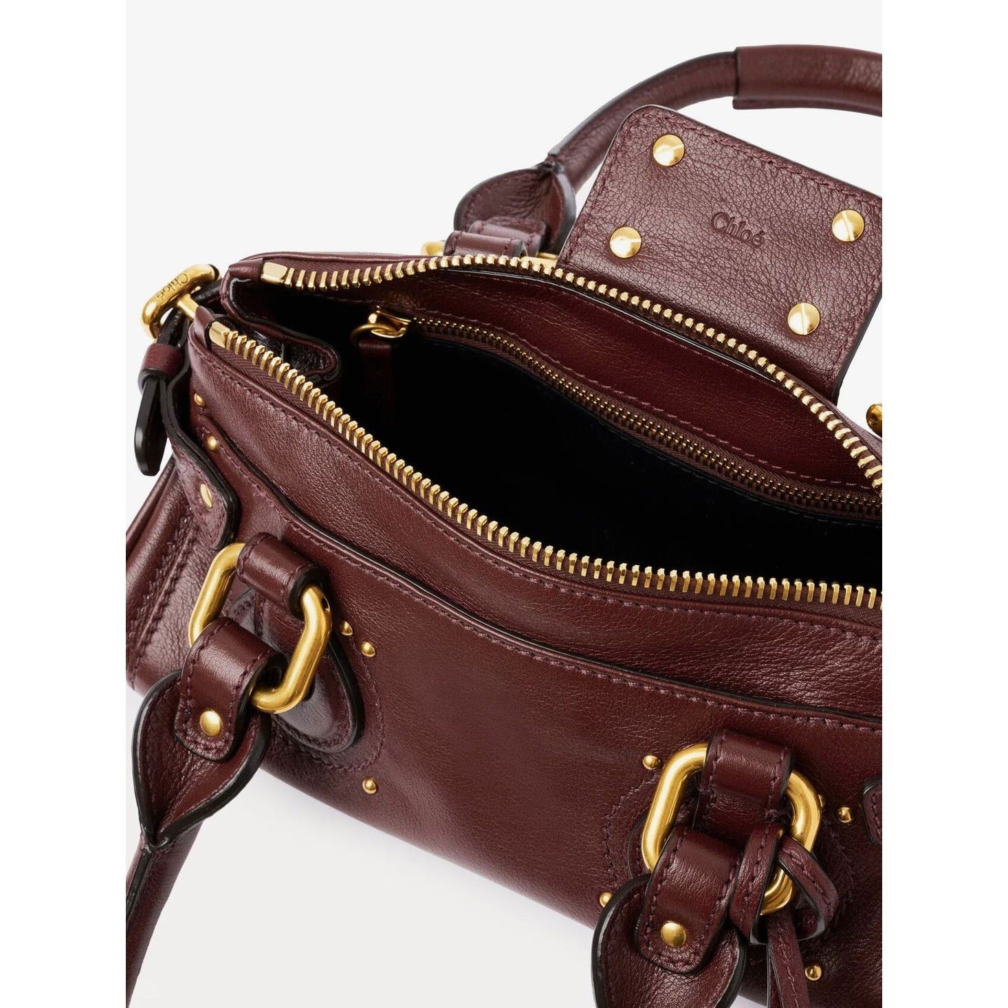 Chloe CHLOE Grained Leather Small Paddington Crafty Brown Shoulder Size ONE SIZE - 4 Thumbnail