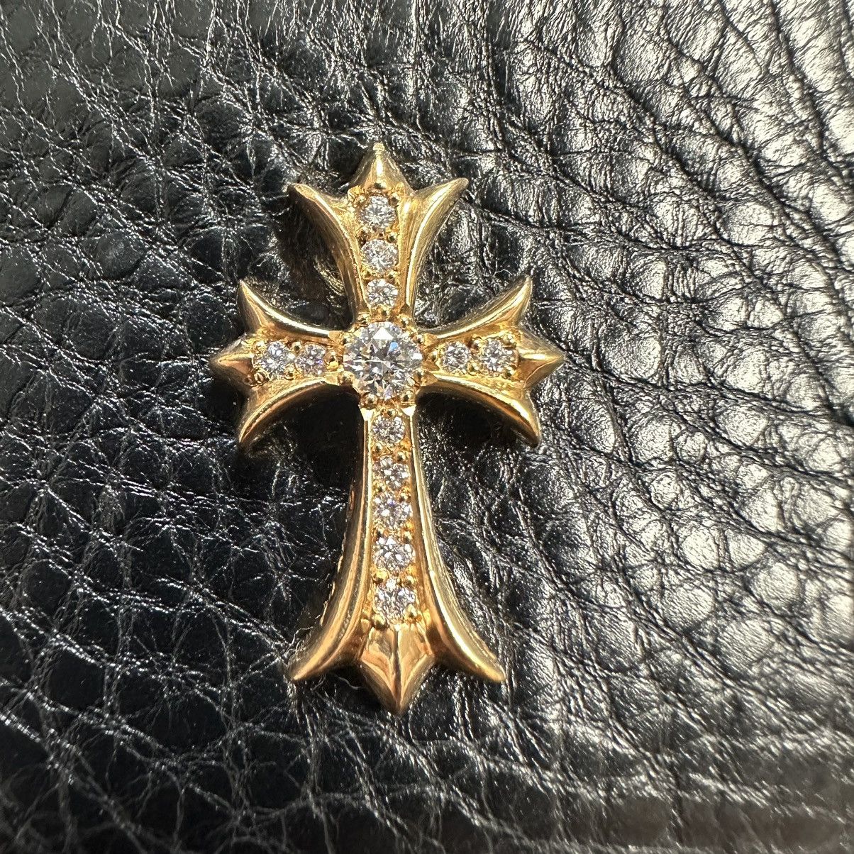 Chrome Hearts Chrome Hearts 22k Tiny Cross with Diamonds Card Holder Size ONE SIZE - 3 Thumbnail