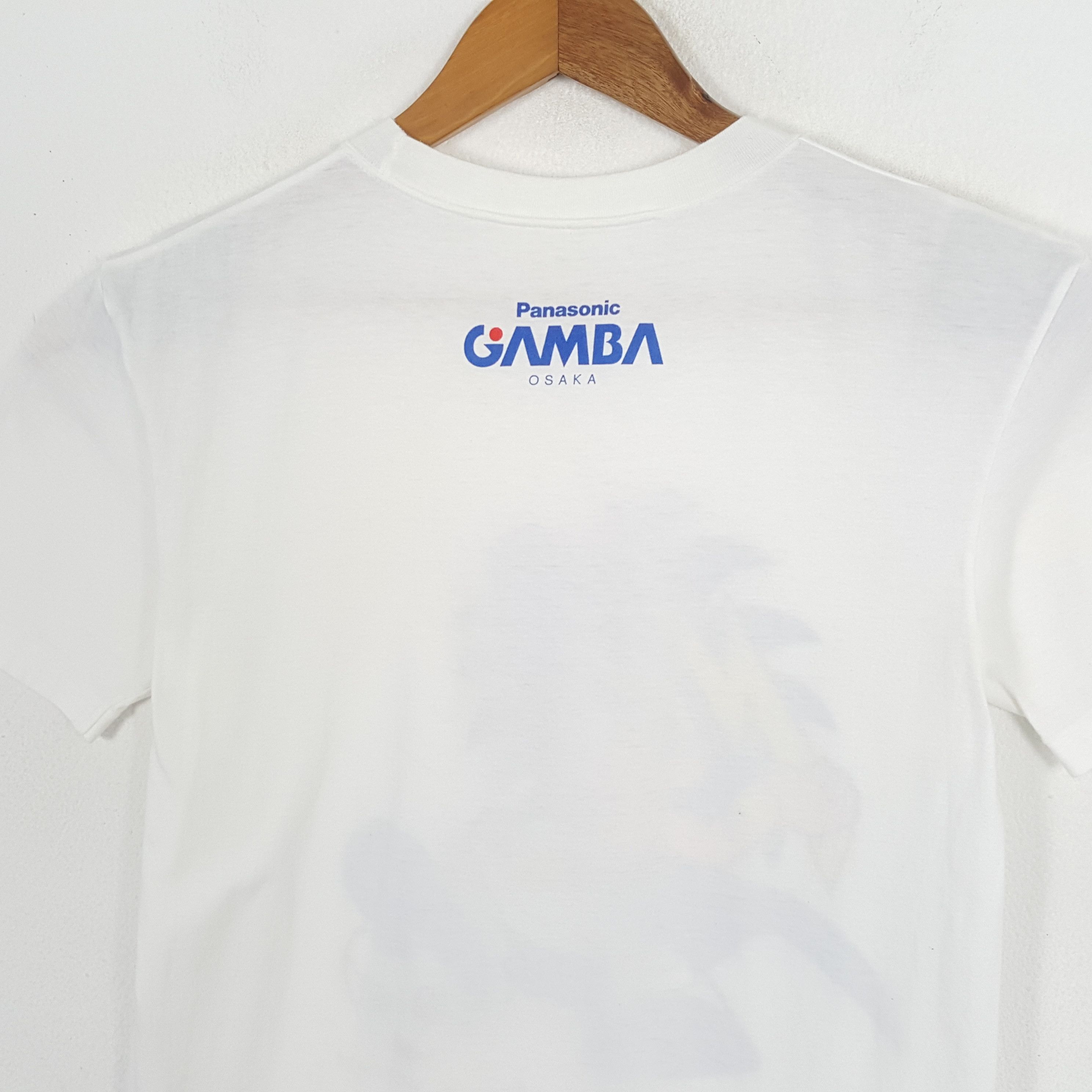 Japanese Brand × Vintage Vintage PANASONIC GAMBA OSAKA Japanese Football Club T-Shirt Size US M / EU 48-50 / 2 - 4 Thumbnail