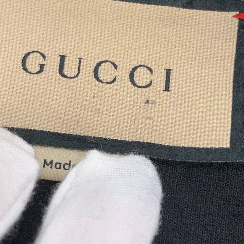 Gucci Gucci Black striped logo printed stand-up collar zipper jac Size US M / EU 48-50 / 2 - 9 Thumbnail