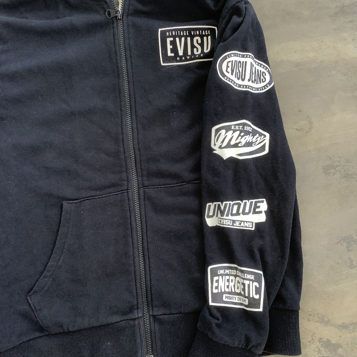 Japanese Brand Fur Faux Evisu Hoodie Size US L / EU 52-54 / 3 - 3 Thumbnail