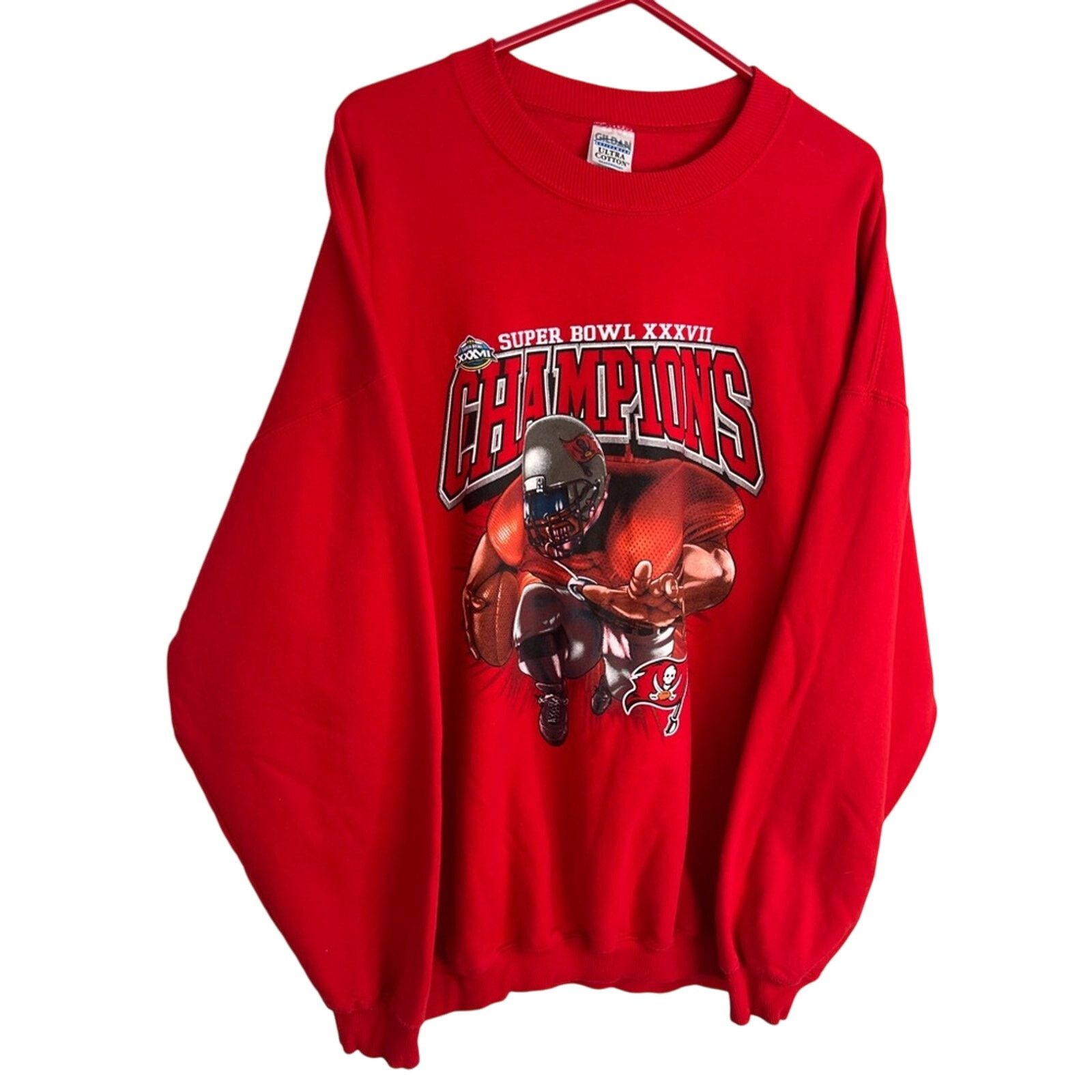 Gildan Vintage Tampa Bay Buccaneers Super Bowl 37 Sweatshirt XXL Size US XXL / EU 58 / 5 - 3 Thumbnail