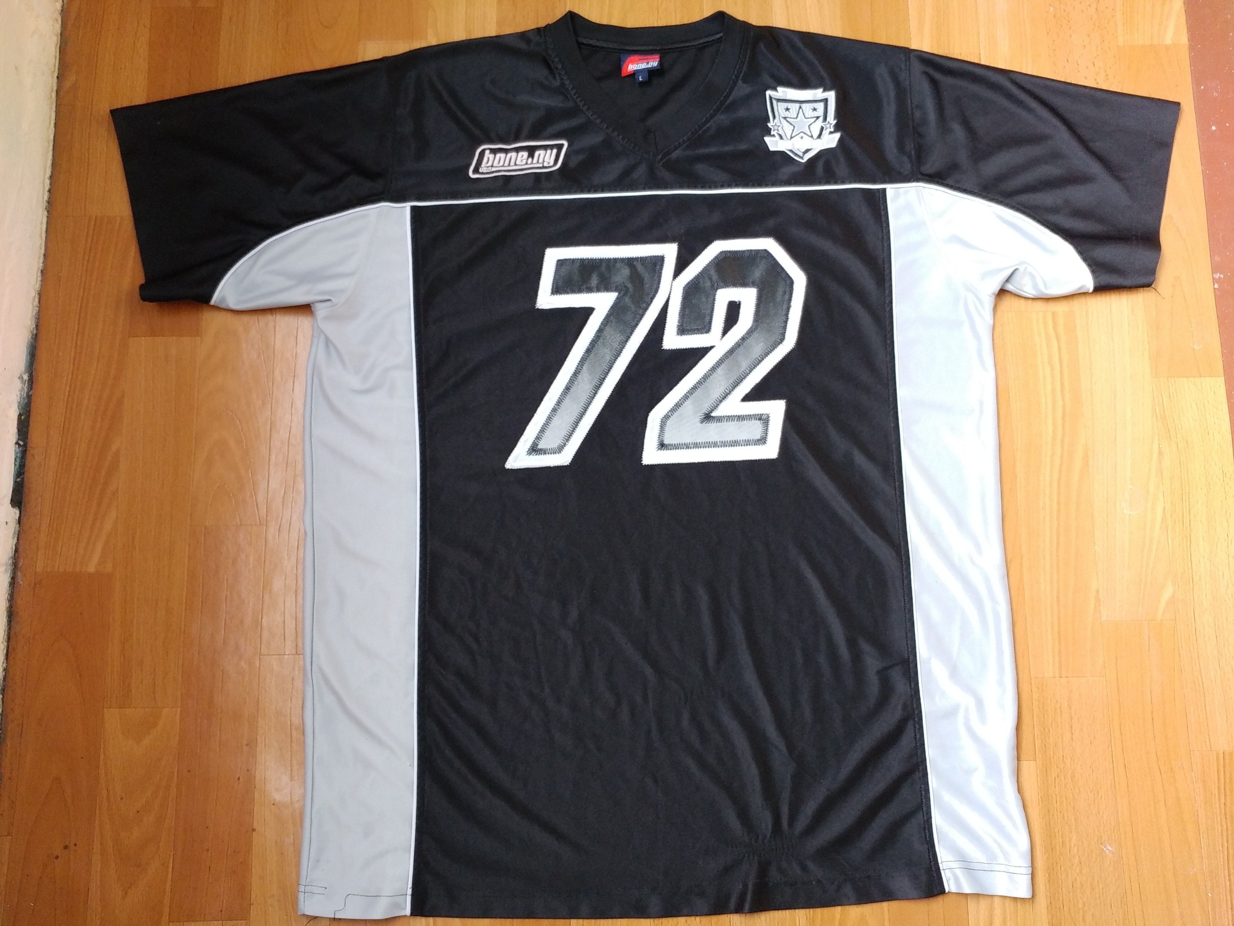 Vintage Bone NY jersey, vintage lowrider t-shirt 90s hip hop 1990s L Size US L / EU 52-54 / 3 - 11 Thumbnail