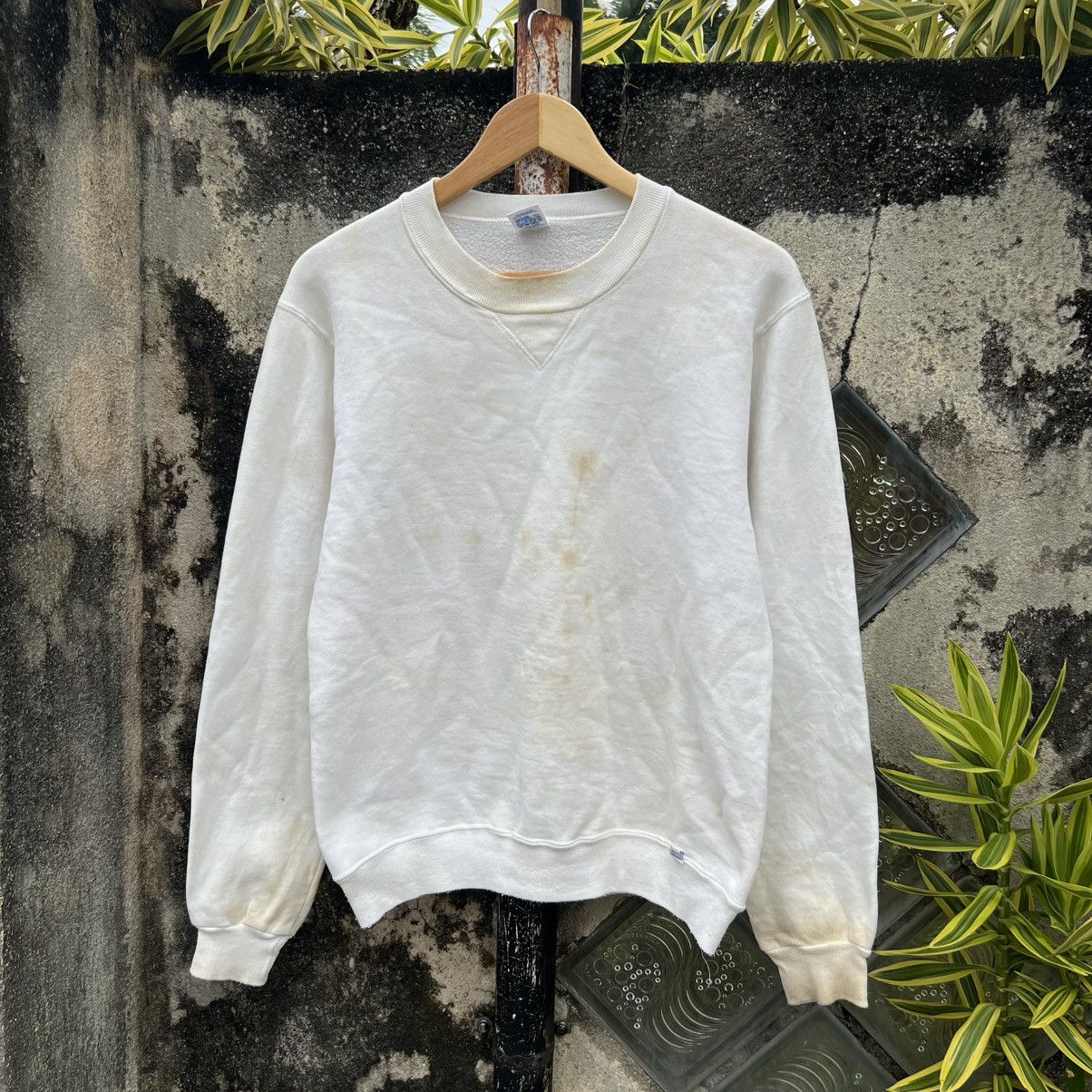 Russell Athletic “VINTAGE” RUSSELL CREWNECK SWEATSHIRT WITH HEAVY STAINS Size US S / EU 44-46 / 1 - 1 Thumbnail
