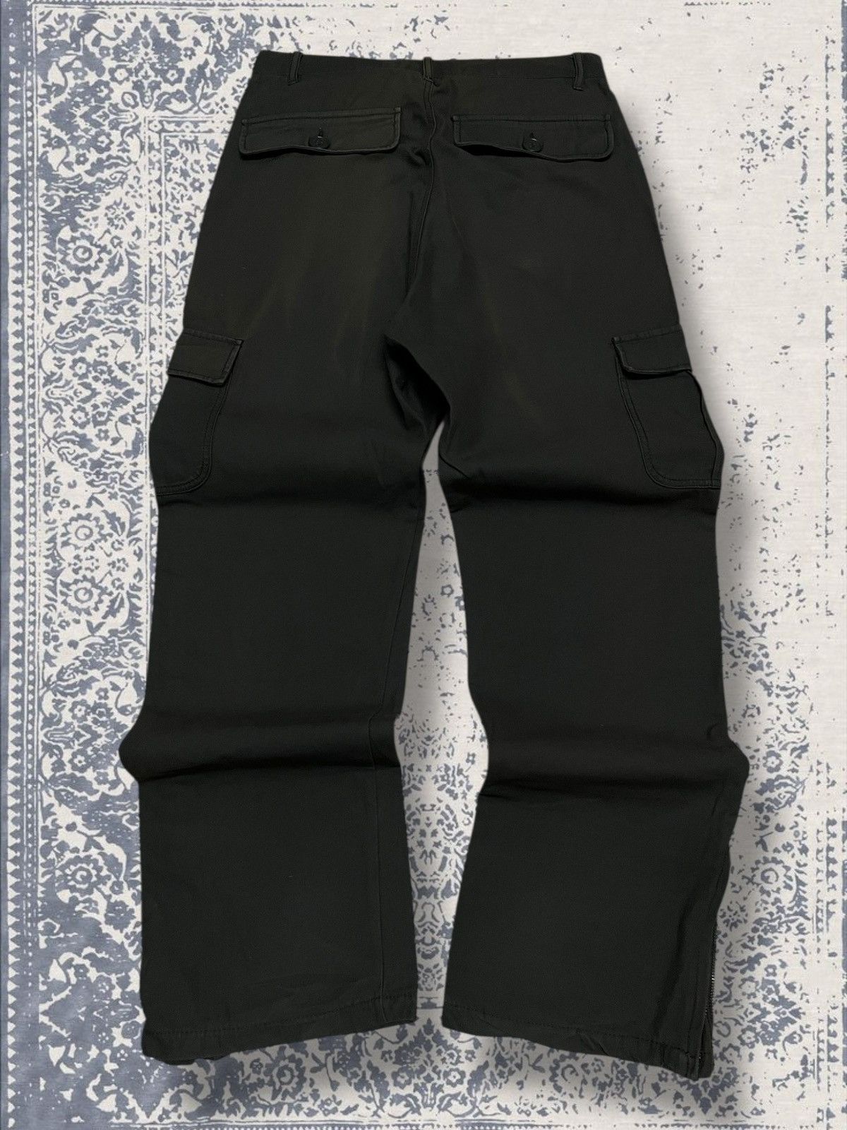 Vintage 90s Japan Designer Rectilina Cargo Mutlipocket Pant