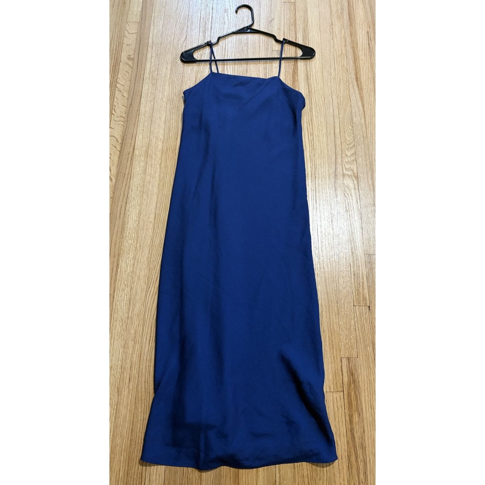 Banana Republic Banana Republic Blue Slik MIDI Slip Dress Women’s Size XS Size XS / US 0-2 / IT 36-38 - 2 Thumbnail