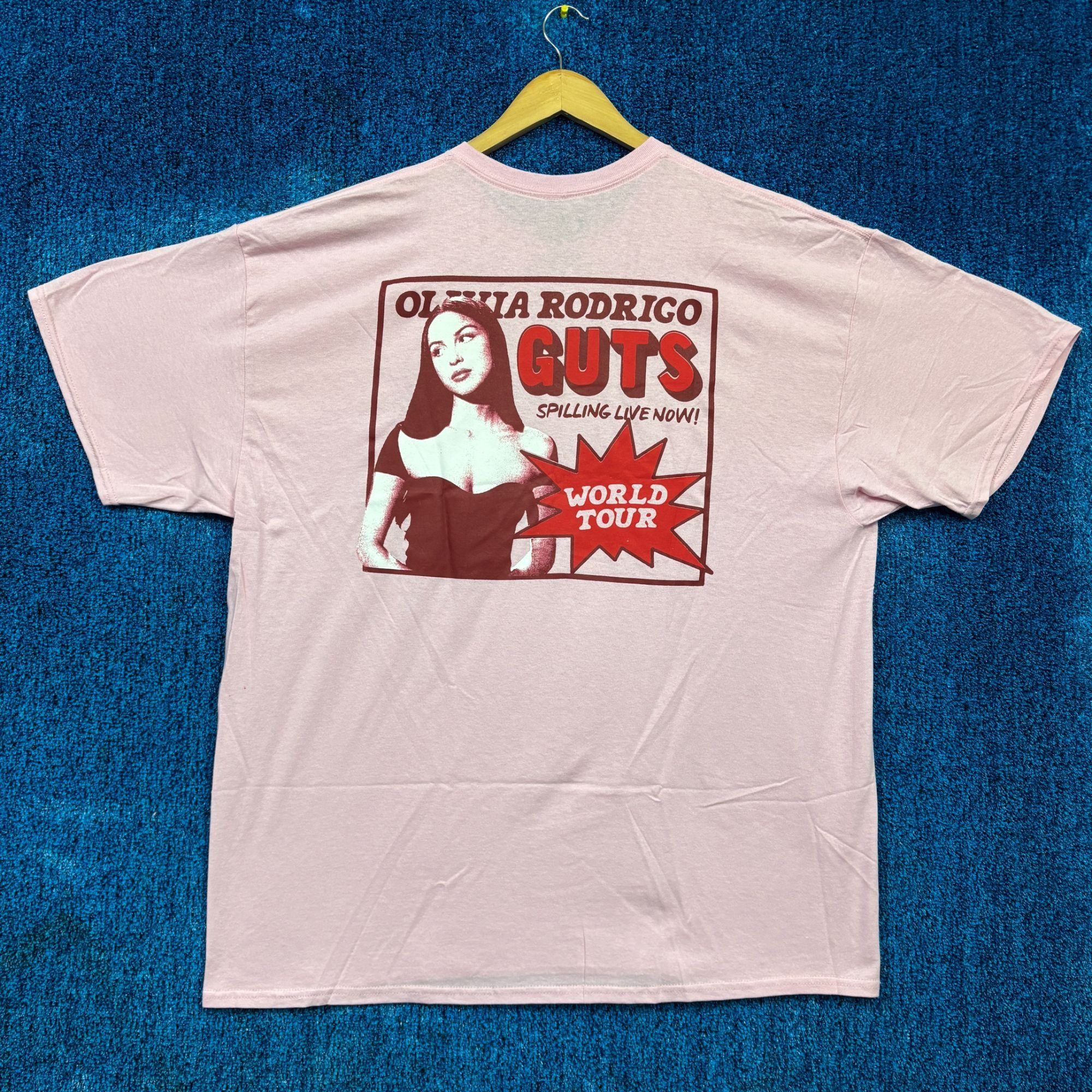 Other Olivia Rodrigo Guts World Tour Spilling Live Now Pop Tee XXL Size US XXL / EU 58 / 5 - 1 Thumbnail