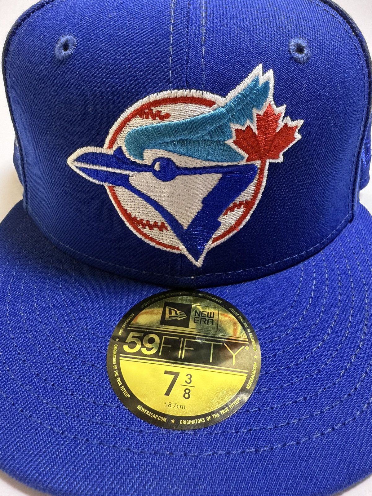 New Era NEW ERA TORONTO BLUE JAY BLUE 93 WS PATCH 59FIFTY FITTED HAT Size ONE SIZE - 9 Thumbnail