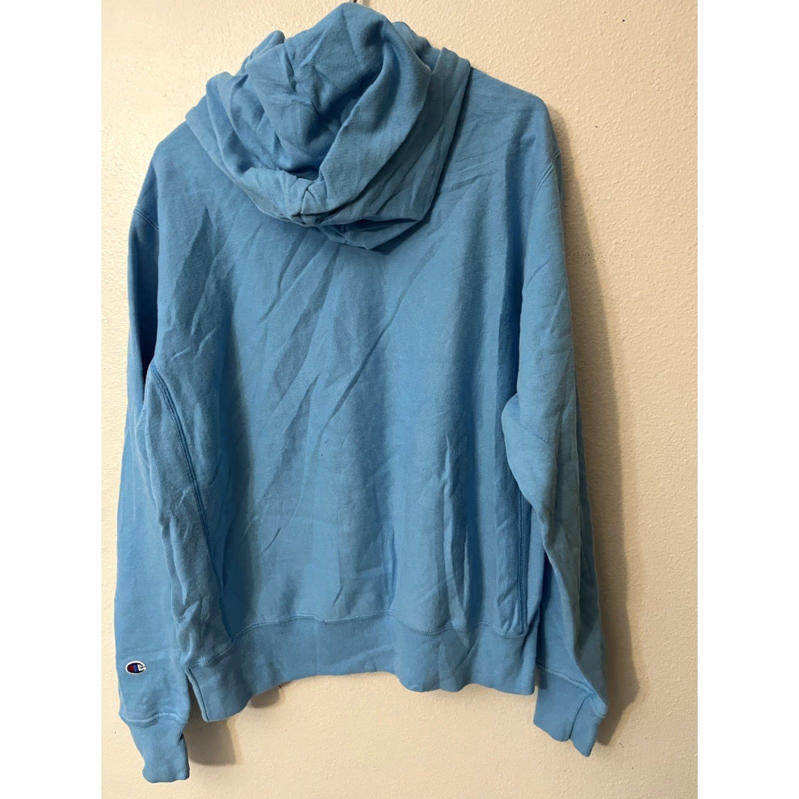 Champion Champion Hoodie Mens Size M Blue Logo Embroidered Hooded Sweatshirt Size US M / EU 48-50 / 2 - 3 Thumbnail