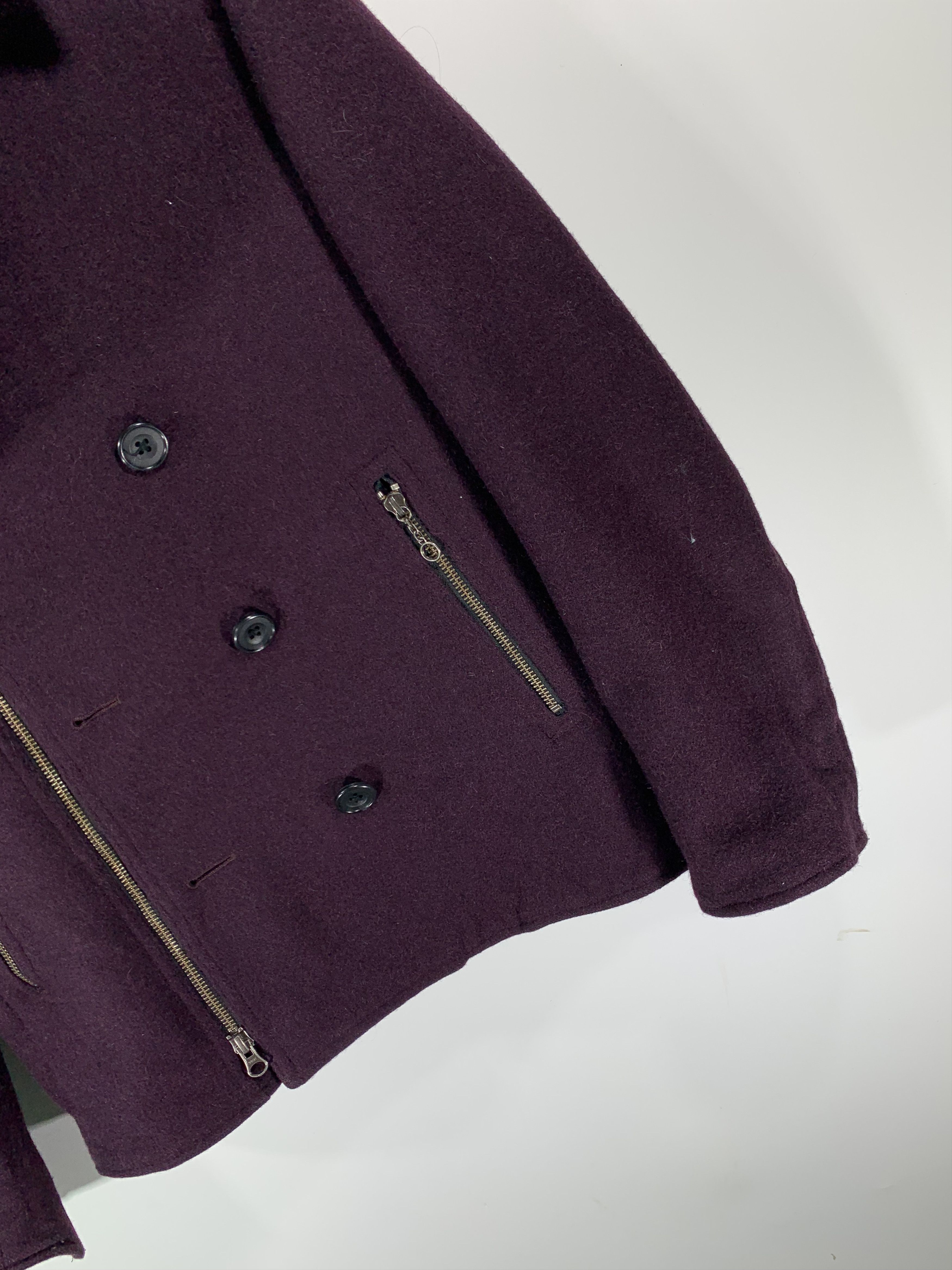 Japanese Brand Edge Wool Coat Size US S / EU 44-46 / 1 - 2 Thumbnail