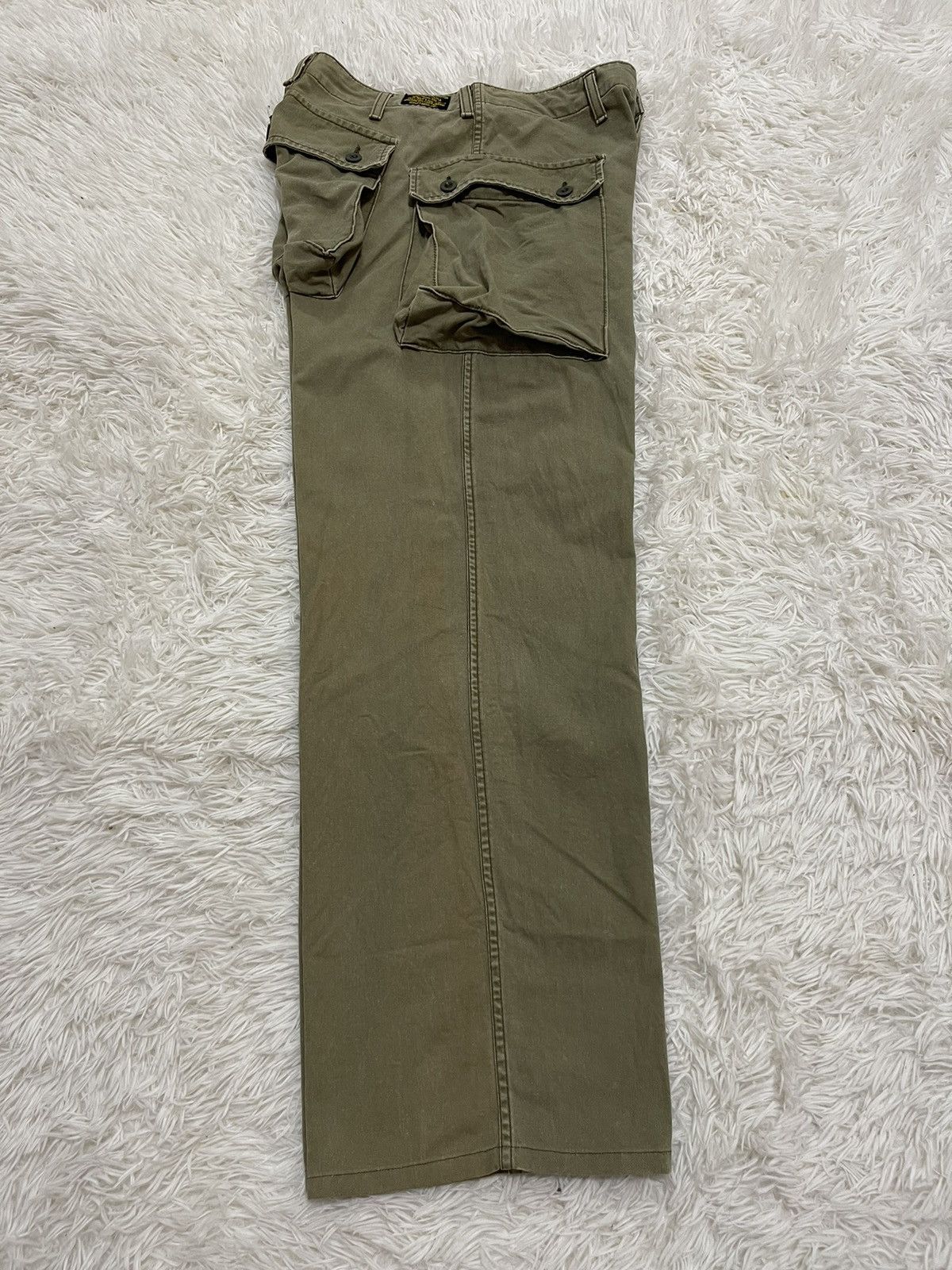 Schott Schott Monkey Baggy Military Style Vintage Cargo Pants Size US 30 / EU 46 - 18 Thumbnail