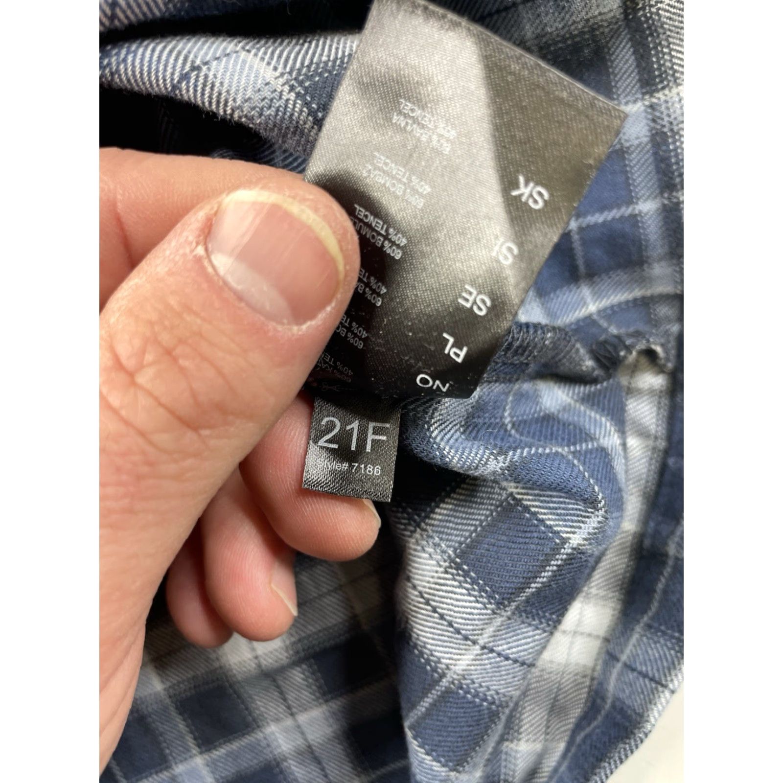 Vintage Kuhl Flannel Shirt Mens 2XL Blue Plaid Button-Up Pockets Long Sleeve Size US XXL / EU 58 / 5 - 7 Thumbnail