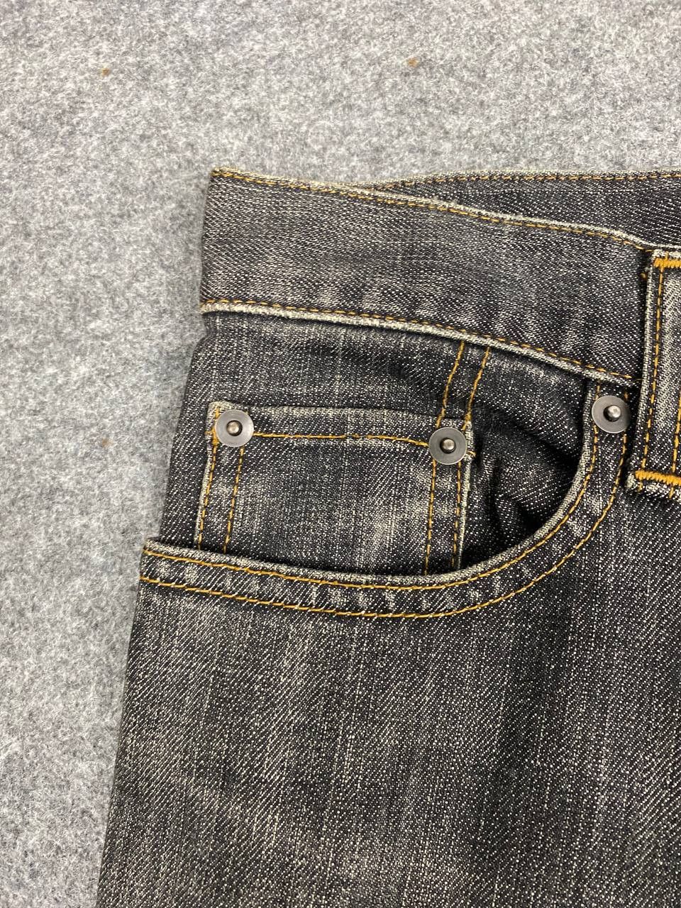 Japanese Brand vintage uniqlo japanese brand bootcut flare denim Size 30" / US 8 / IT 44 - 8 Thumbnail