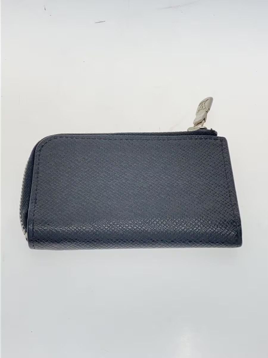 Louis Vuitton Louis Vuitton Taiga Porte Monnet Jour Plain Black Size ONE SIZE - 2 Thumbnail