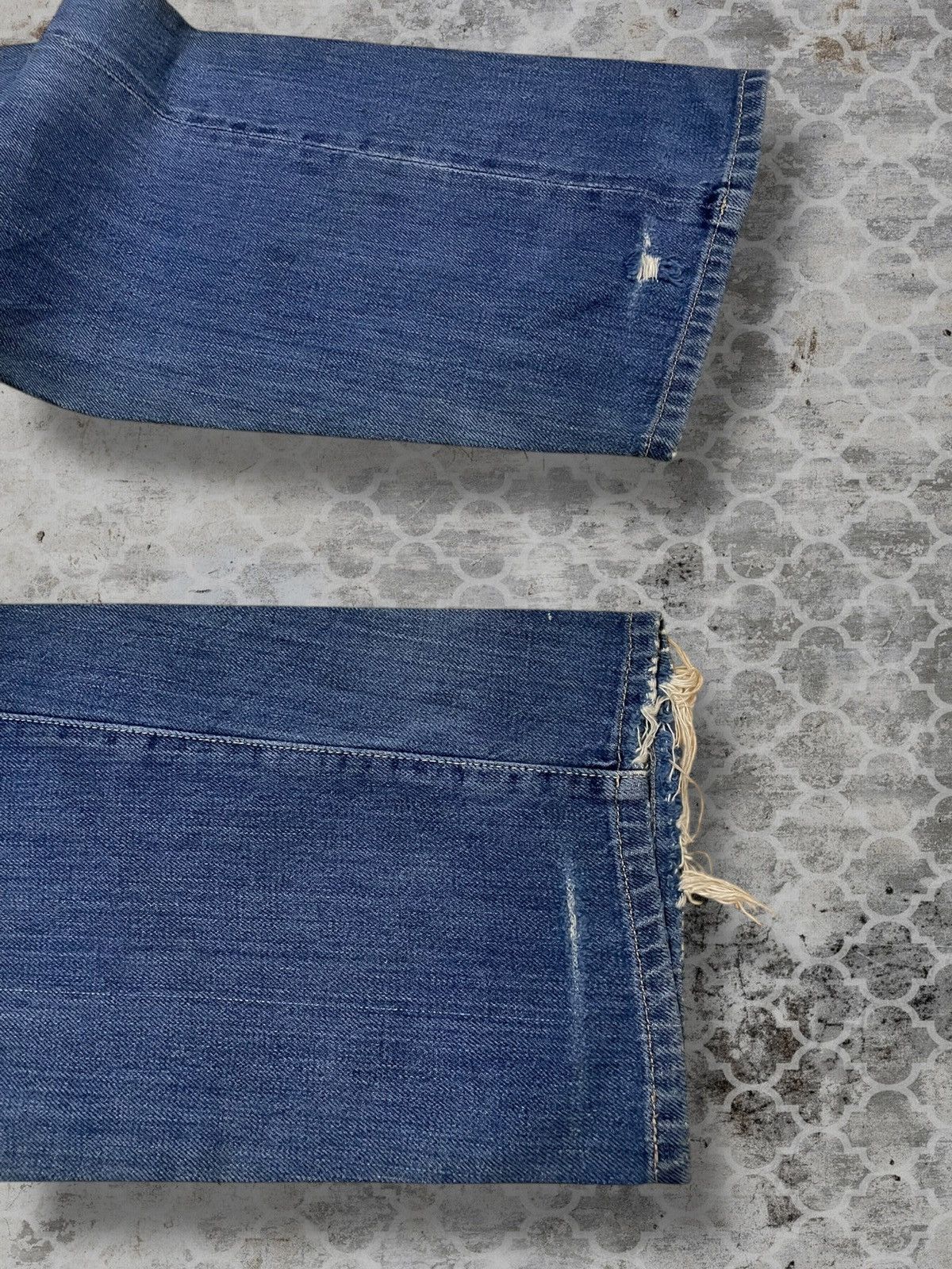 Japanese Brand Vintage 90s Designer Hoggs By Nephentes Selvedge Distressed Size US 29 - 5 Thumbnail