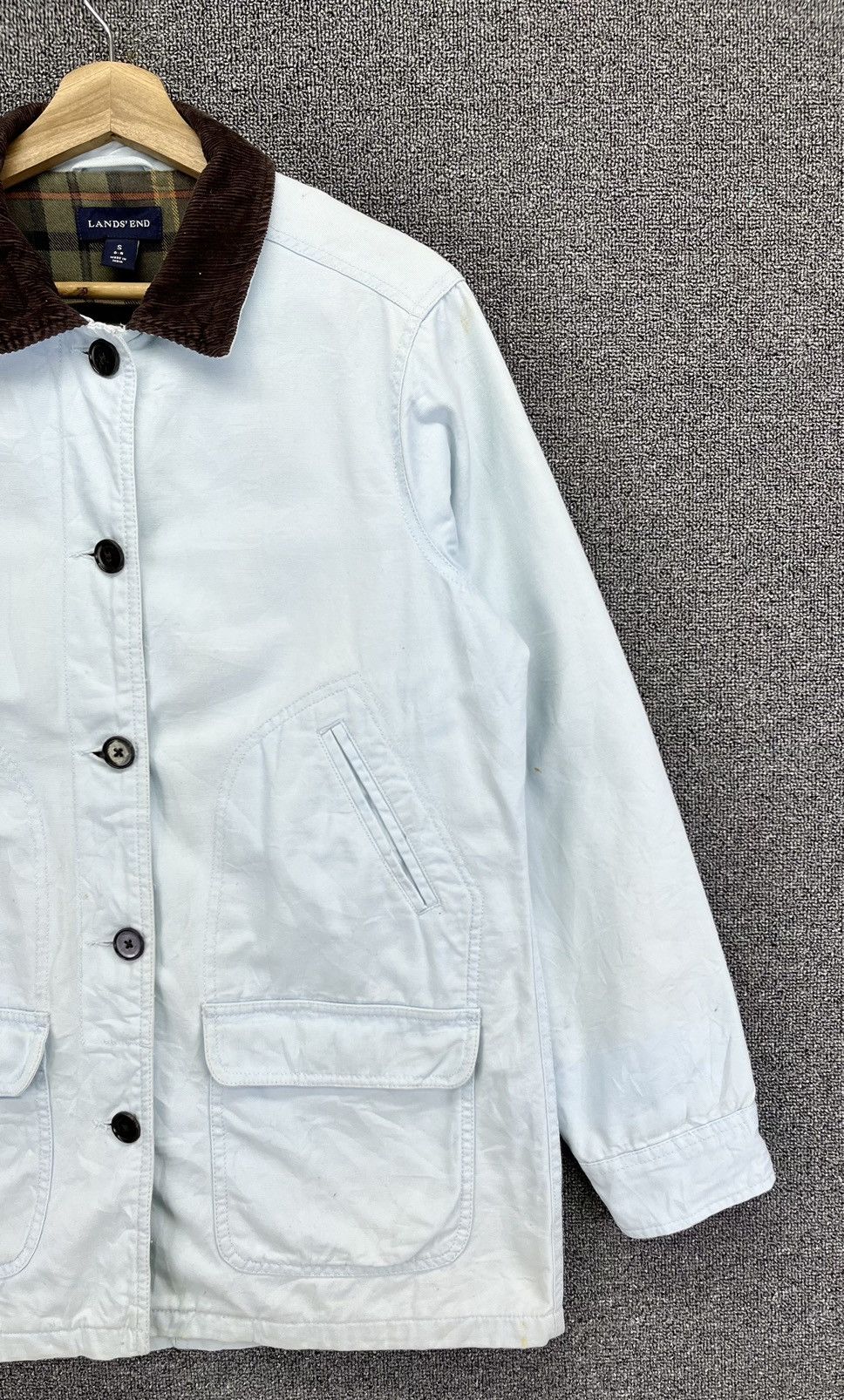 Lands' End Vintage Lands End Carhartt Style Chore Jacket Size US S / EU 44-46 / 1 - 4 Thumbnail
