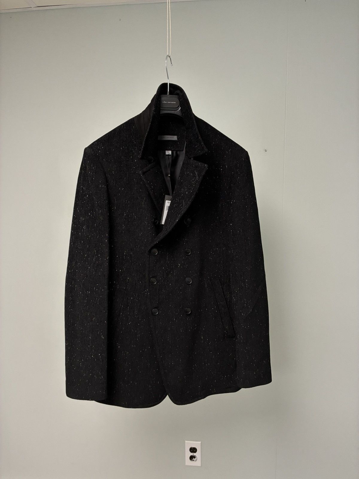 John Varvatos Hart Double Breasted Peacoat EU 48 USA 38 Size US M / EU 48-50 / 2 - 14 Thumbnail