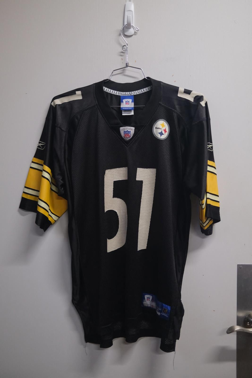 Reebok Reebok Pittsburgh Steelers Farrior #57 Football Jersey Size ONE SIZE - 1 Thumbnail