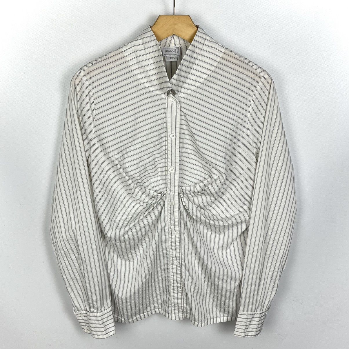 Transit Ladies Transit Par-Such Avant-Garde Button Up Shirt Size L / US 10 / IT 46 - 1 Thumbnail
