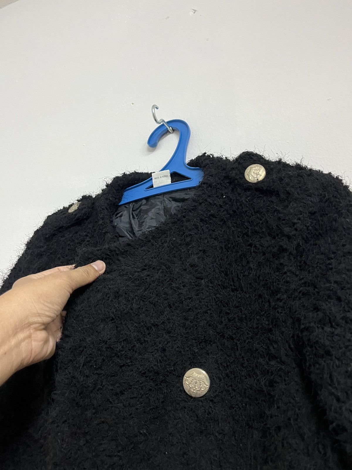 Seditionaries 💥True Vintage 90s MOHAIR PUNK Minx Fur Luxury-Look Size M / US 6-8 / IT 42-44 - 5 Thumbnail