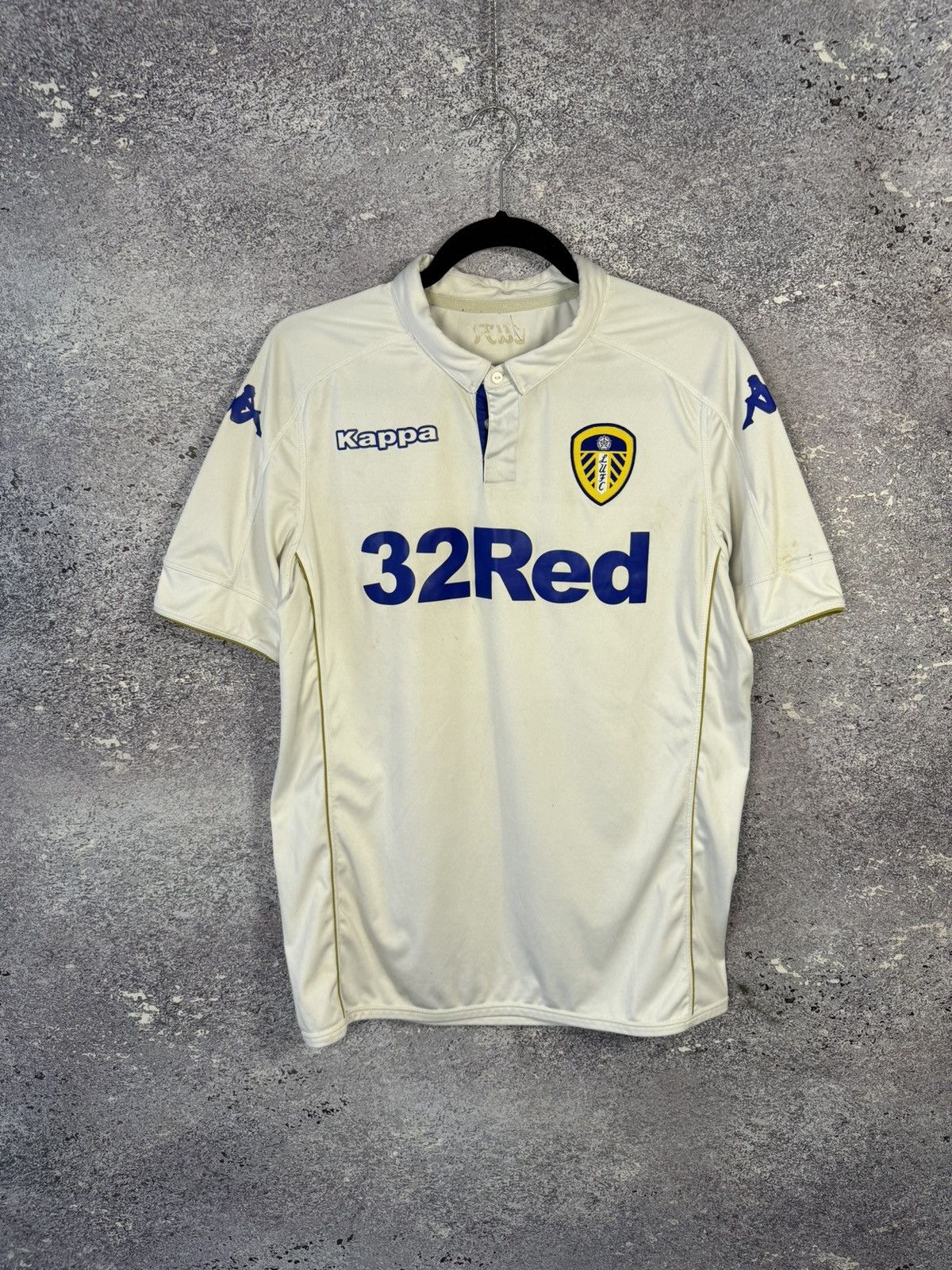 Kappa × Vintage Vintage Leeds United 2016/17 Kappa Jersey blokcore Size US M / EU 48-50 / 2 - 1 Thumbnail