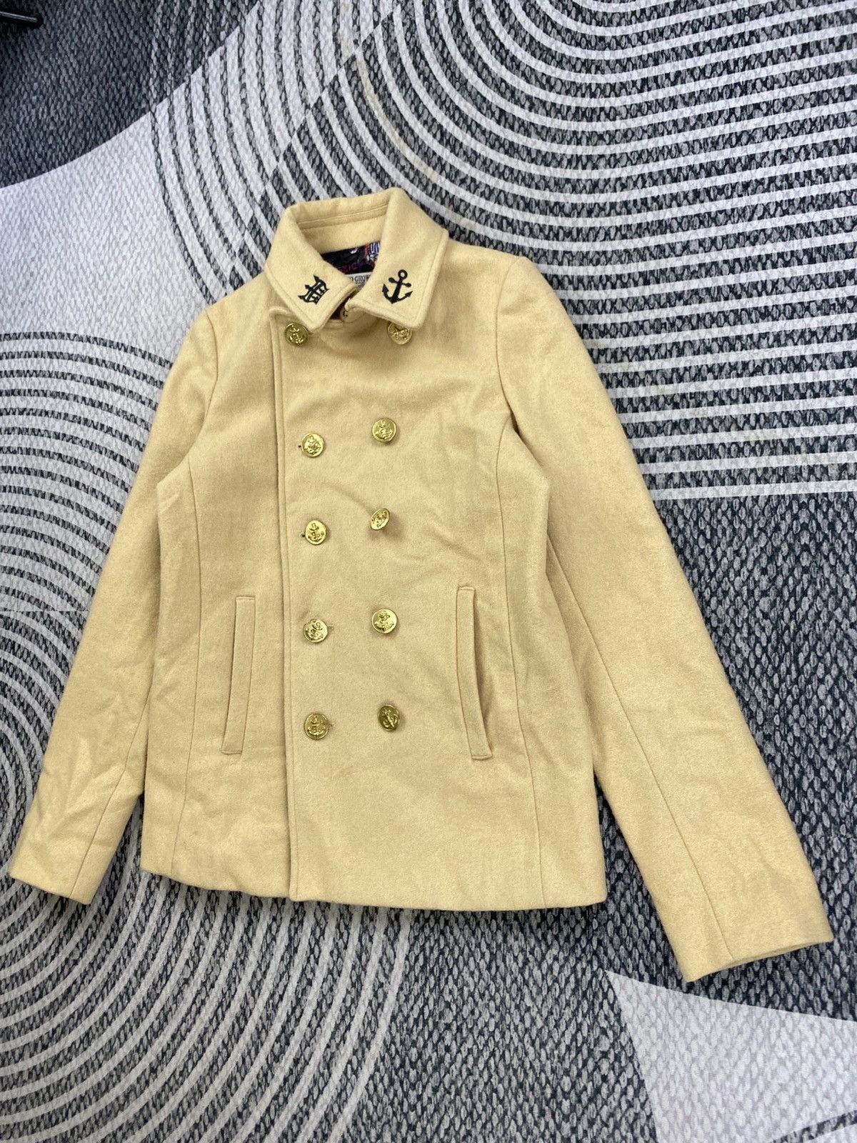 Japanese Brand Rodeo Crown Wool Blend Double Collar Coat Jacket Size US S / EU 44-46 / 1 - 5 Thumbnail