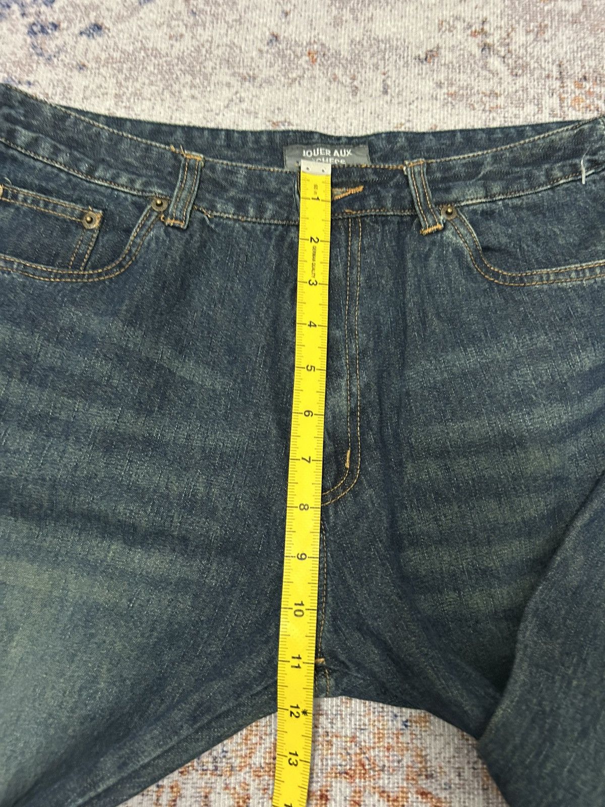 If Six Was Nine Jouer Aux Echecs Flared Bell Buttom Jeans Size US 32 / EU 48 - 15 Thumbnail