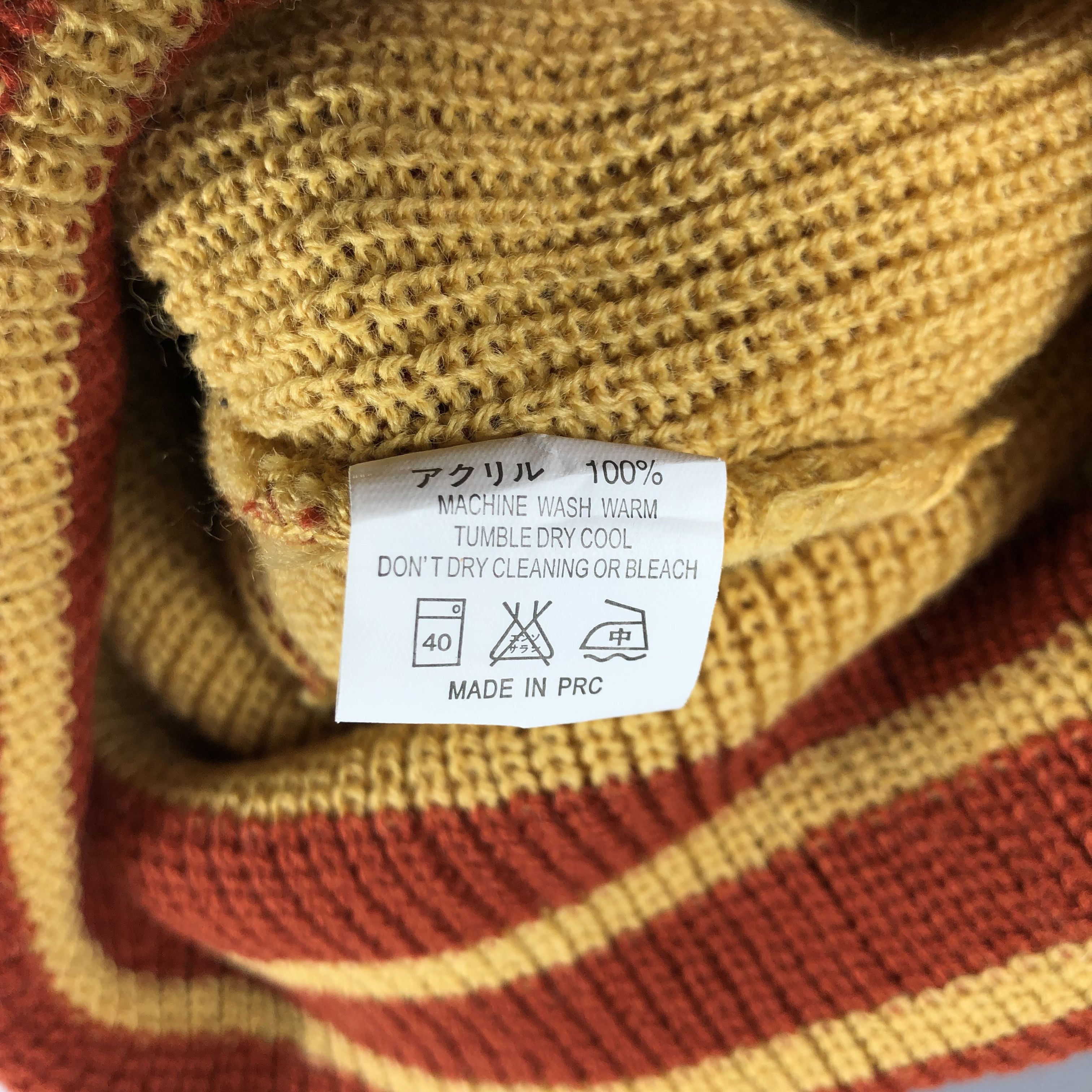Japanese Brand × Vintage Vobo Canack Stripe Beanie Snow Hat Snow Cap -D400 Size ONE SIZE - 5 Thumbnail