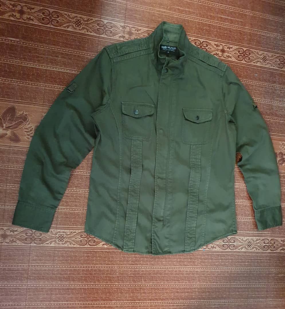 Beams Plus 💥Beams Heart green military jacket Size US M / EU 48-50 / 2 - 7 Thumbnail