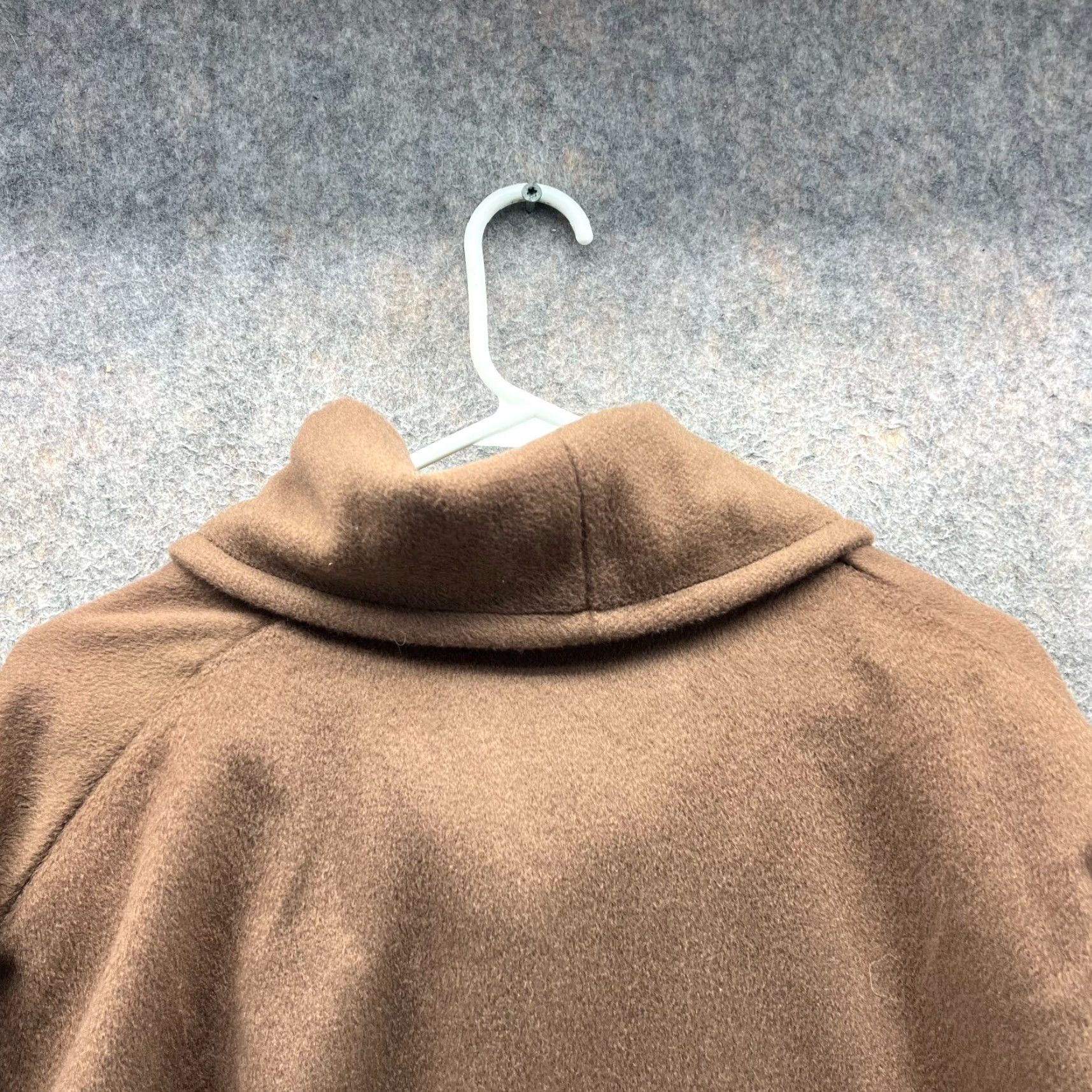 Vintage VINTAGE Maralyce Ferree Coat Womens Medium Brown Wool Blend Button Front Jacket Winter Coat Size M / US 6-8 / IT 42-44 - 3 Thumbnail